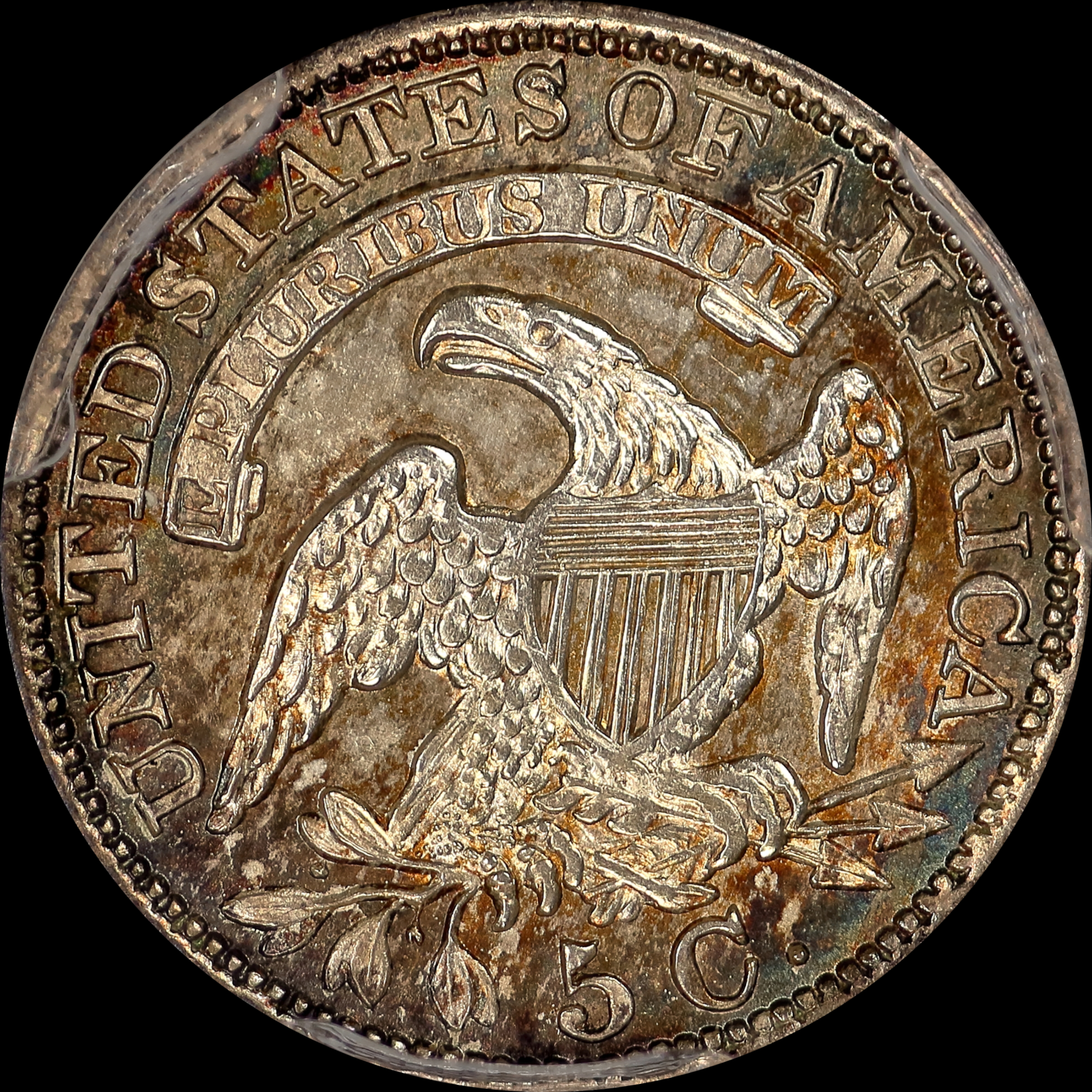 1831 LM-1.3 MS62 PCGS-CAC 44784666 Reverse