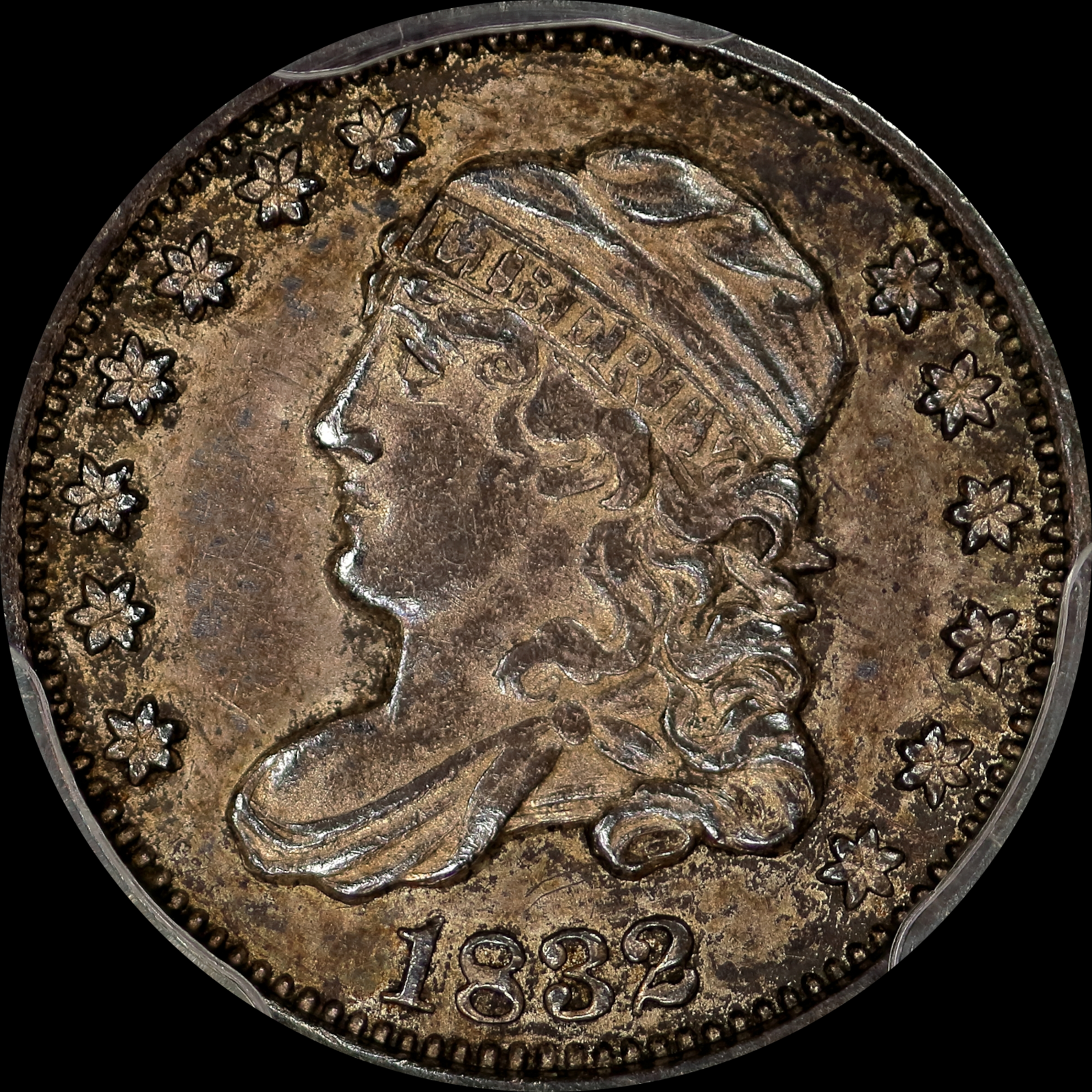 1832 LM-1 AU55 PCGS 32426141 Plate Obverse