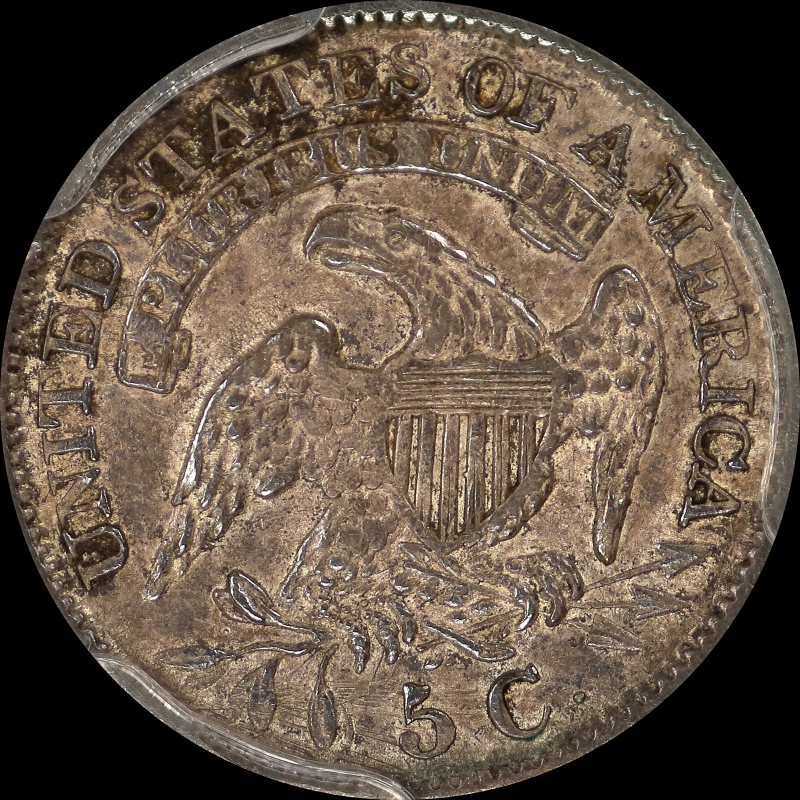 1832 LM-1 AU55 PCGS 32426141 Plate Reverse