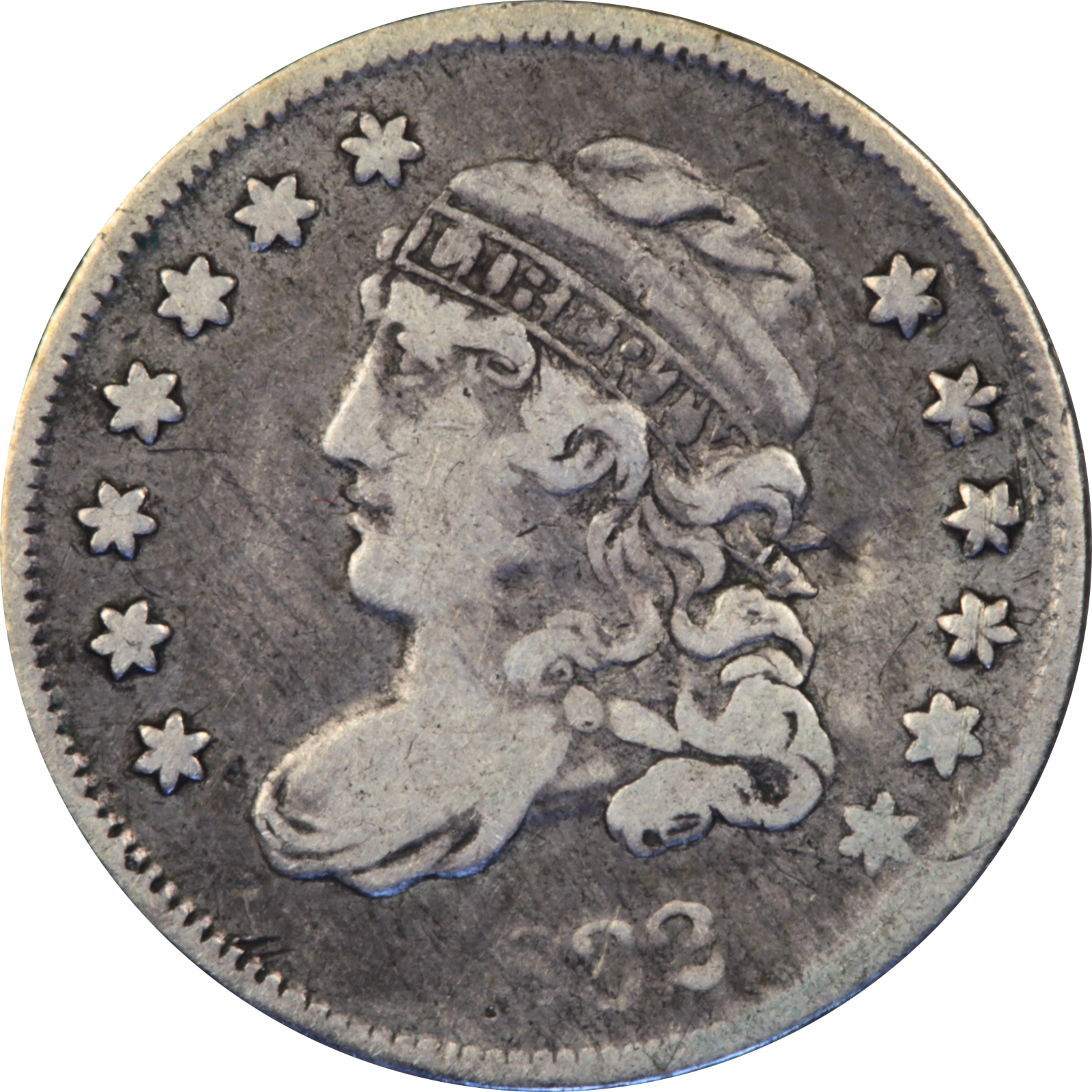 1832 LM-10.4 VF Raw Cud Obverse
