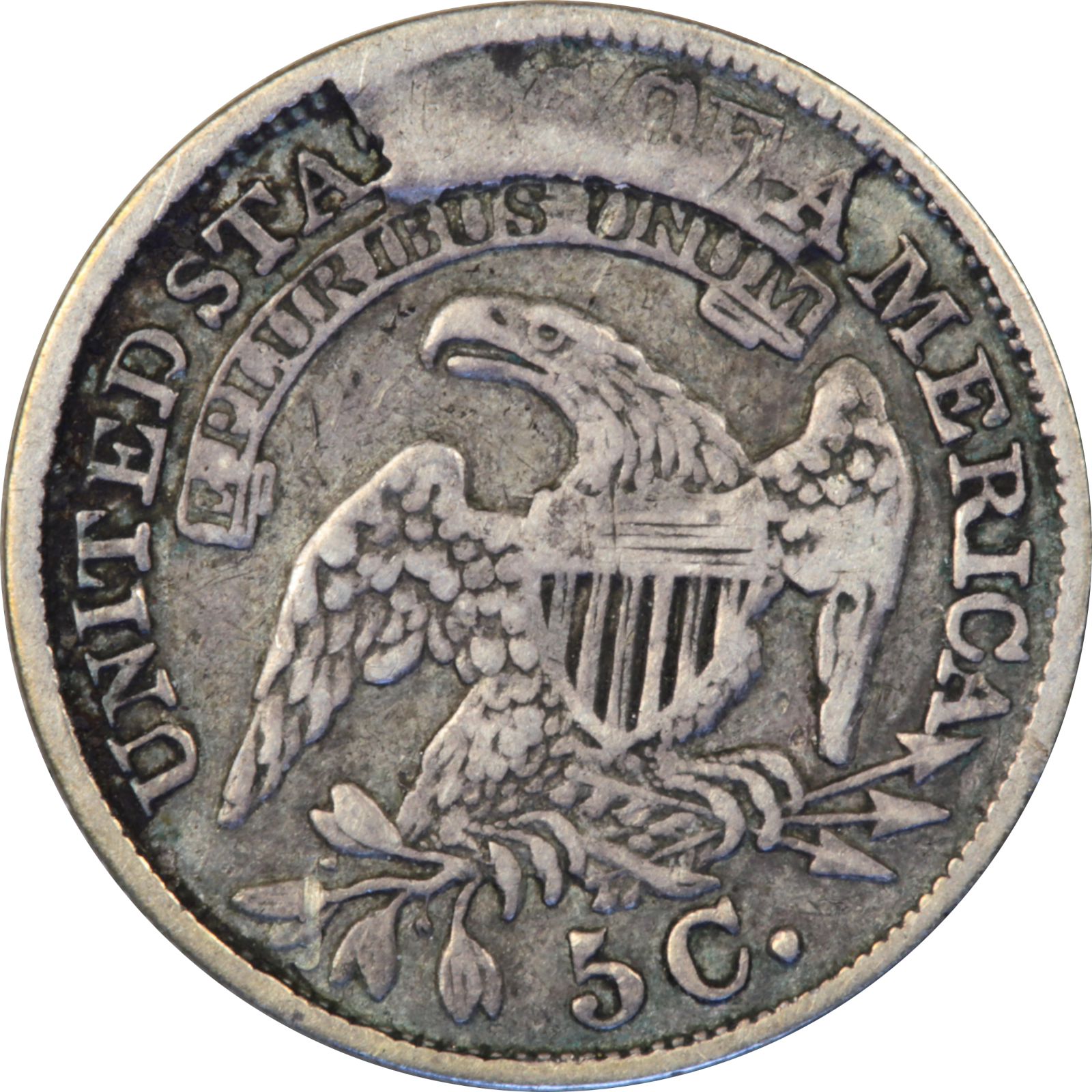 1832 LM-10.4 VF Raw Cud Reverse