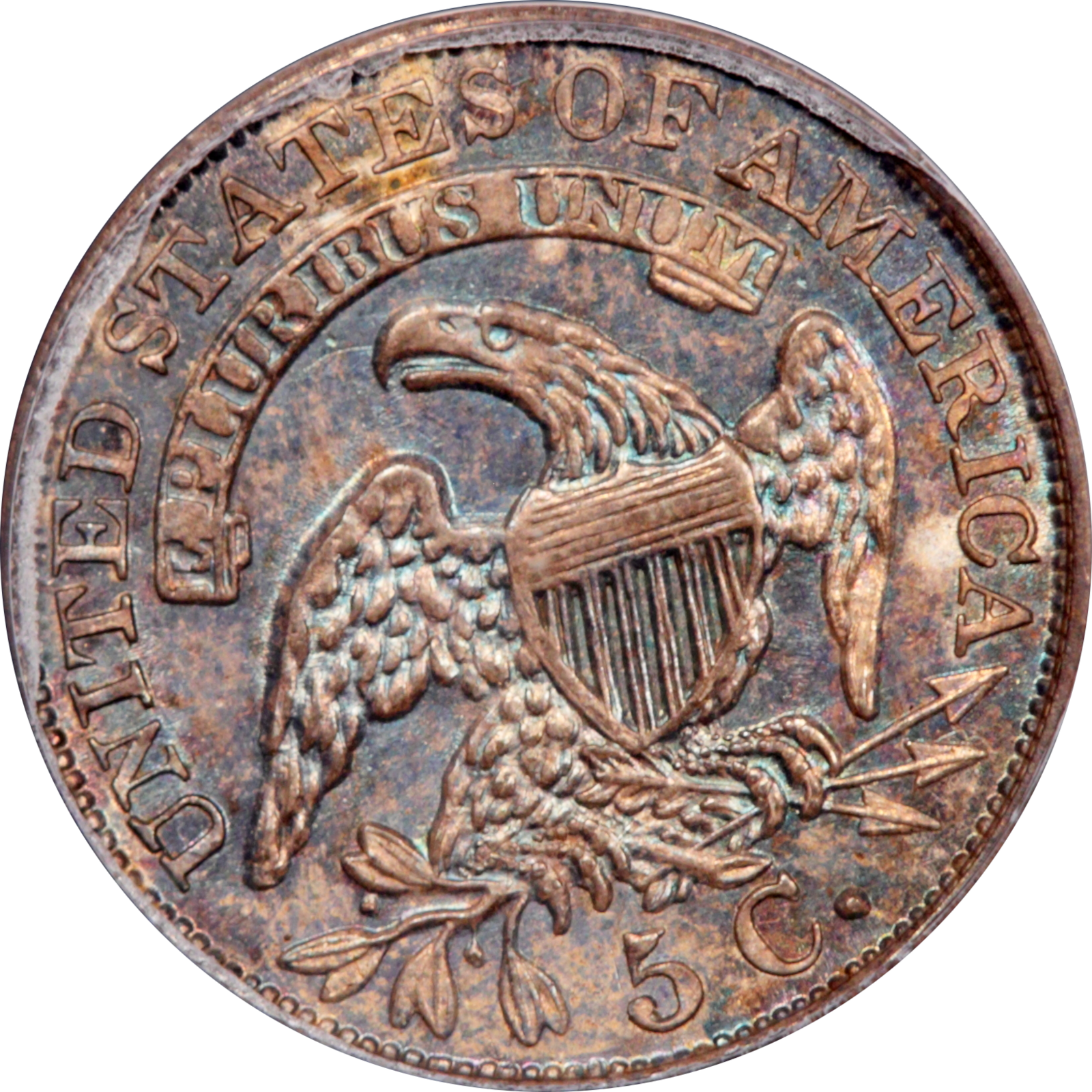 1832 LM-12 MS64 PCGS-CAC 22000308 Reverse