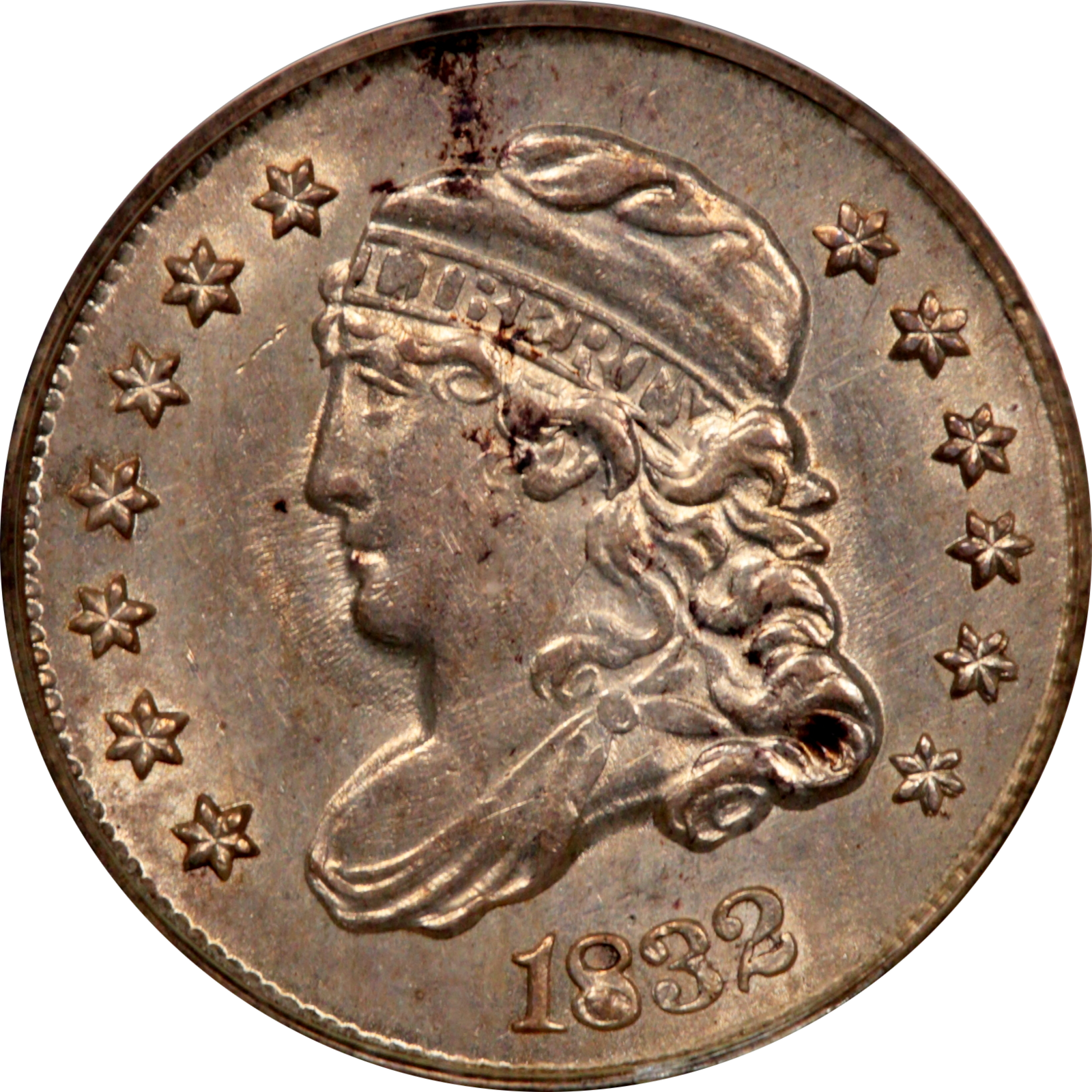 1832 LM-14 MS62 PCGS 21477741 Obverse