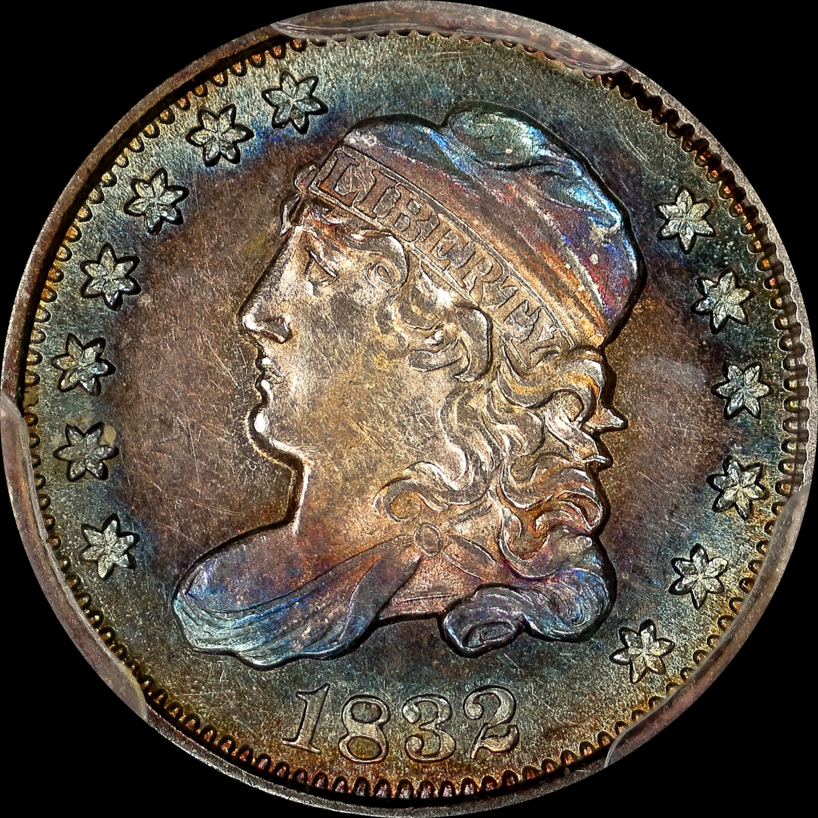 1832 LM-5 MS62+ PCGS 37264629 Obverse