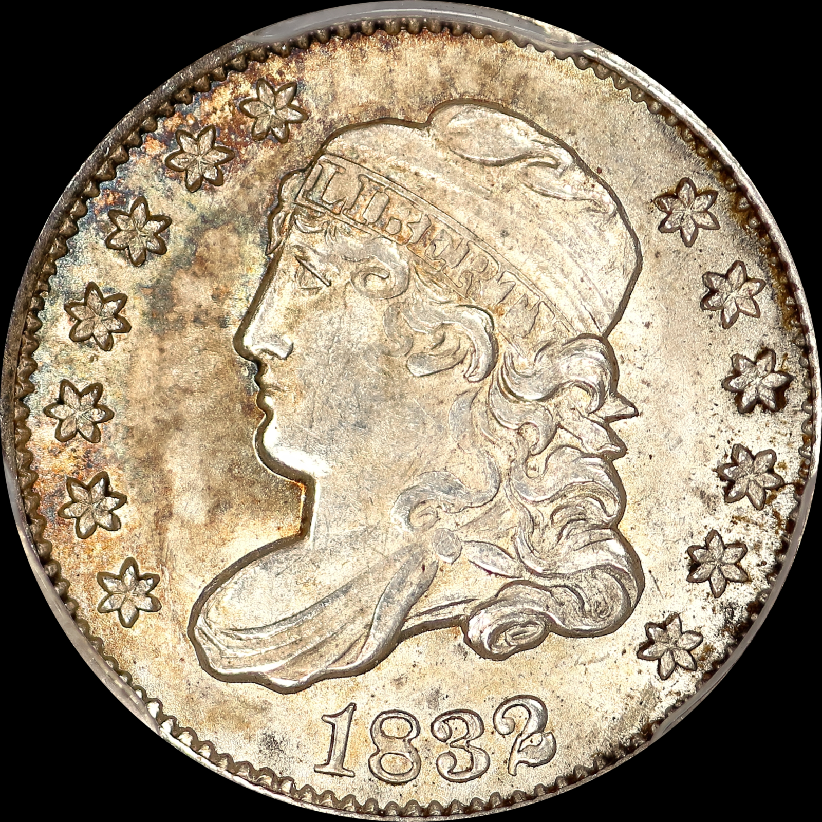 1832 LM-6 MS64 PCGS-CAC 05243052 Obverse