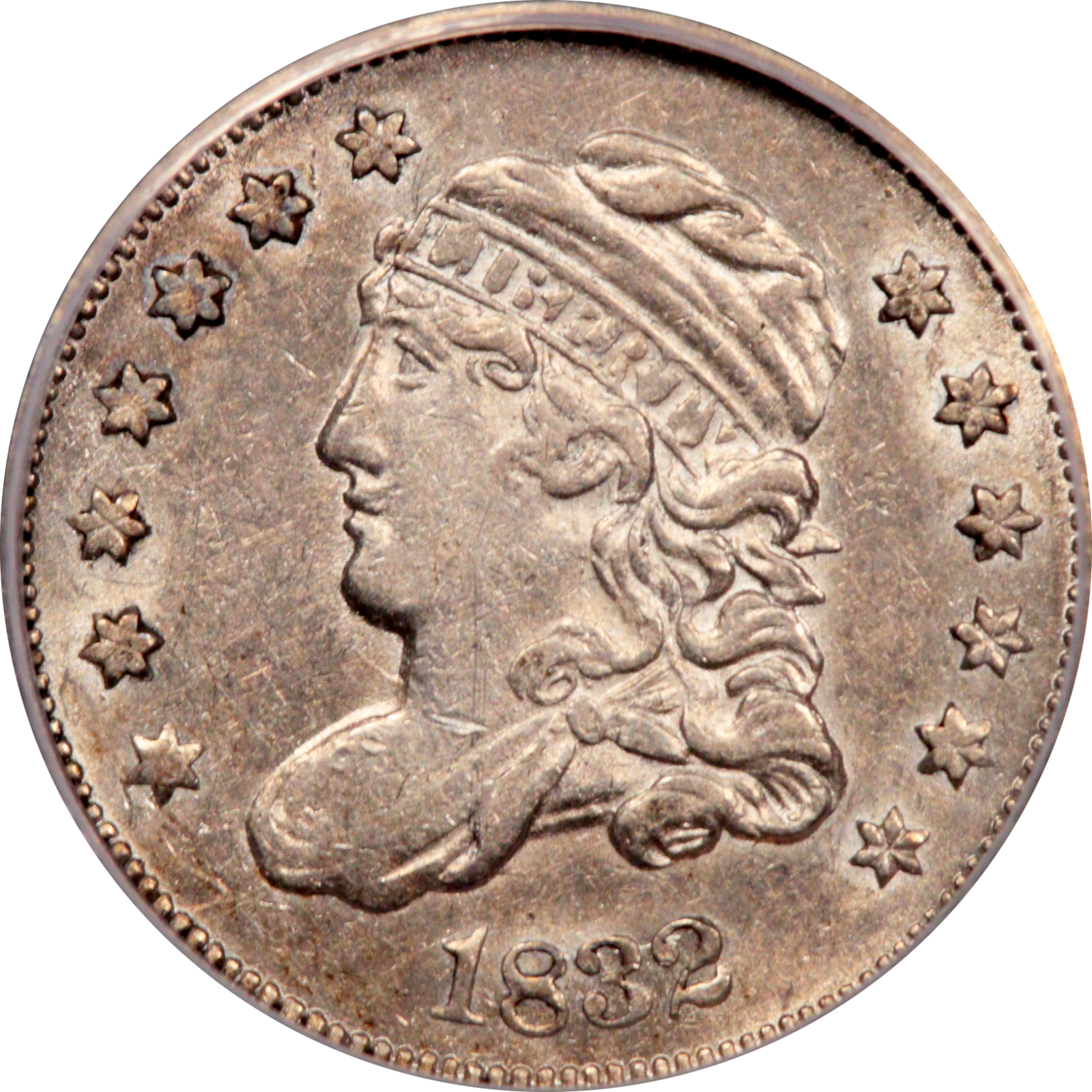 1832 LM-8.2 AU55 PCGS 44575596 Obverse