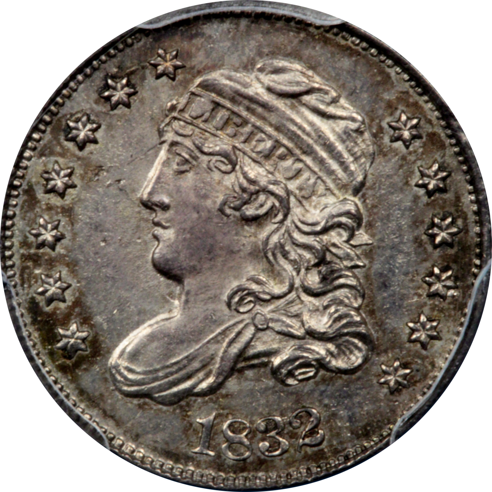 1832 LM-8.3 MS63 PCGS-CAC 45062681 Obverse