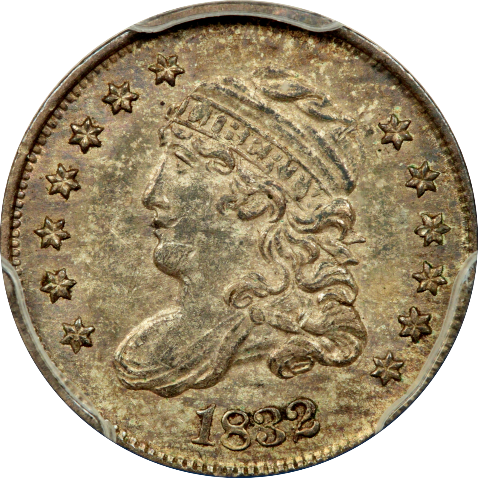 1832 LM-8.5 MS62 PCGS-CAC 30173789 Obverse