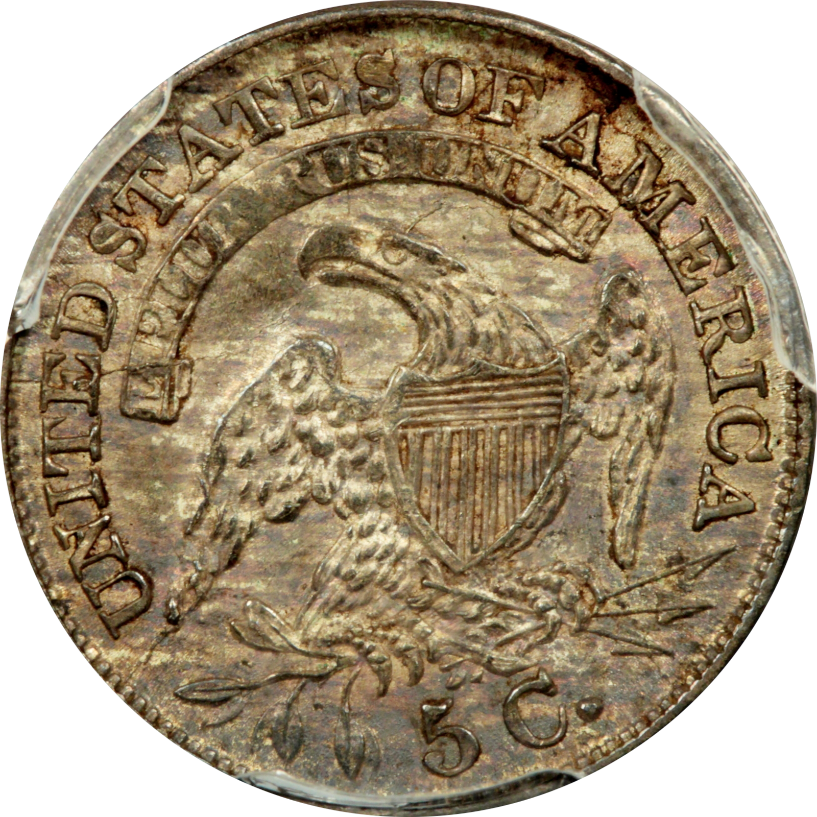 1832 LM-8.5 MS62 PCGS-CAC 30173789 Reverse