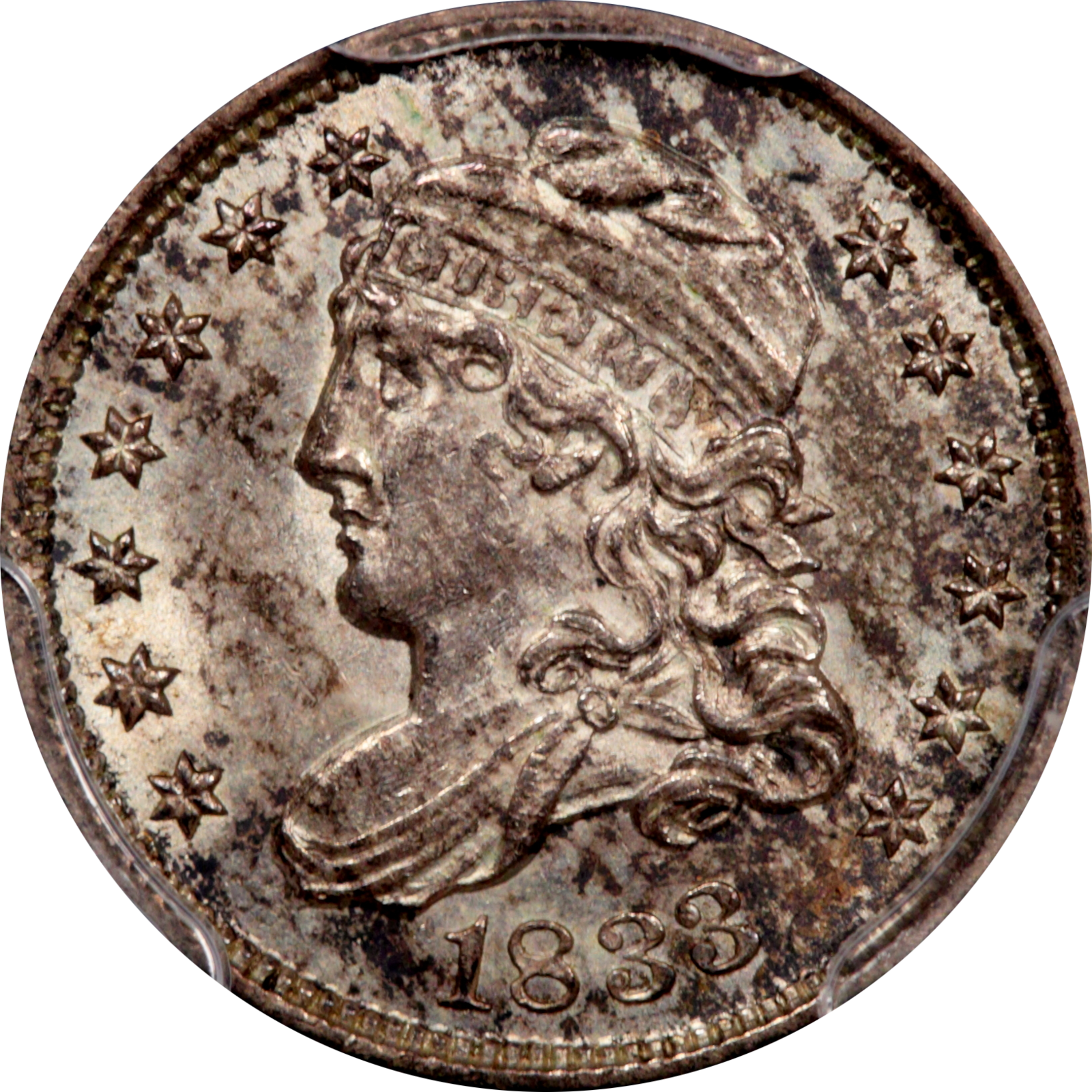 1833 LM-1 MS64 PCGS-CAC 38566291 Obverse