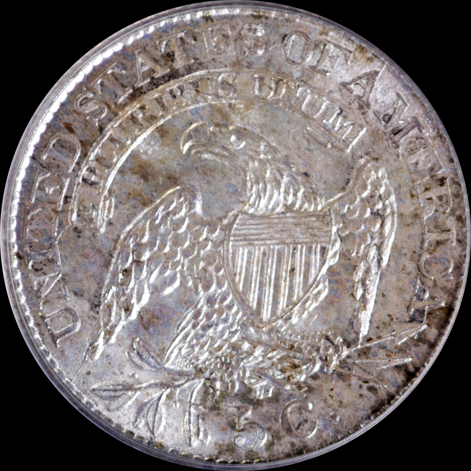 1833 LM-10 MS65 PCGS-CAC 10747588 Reverse