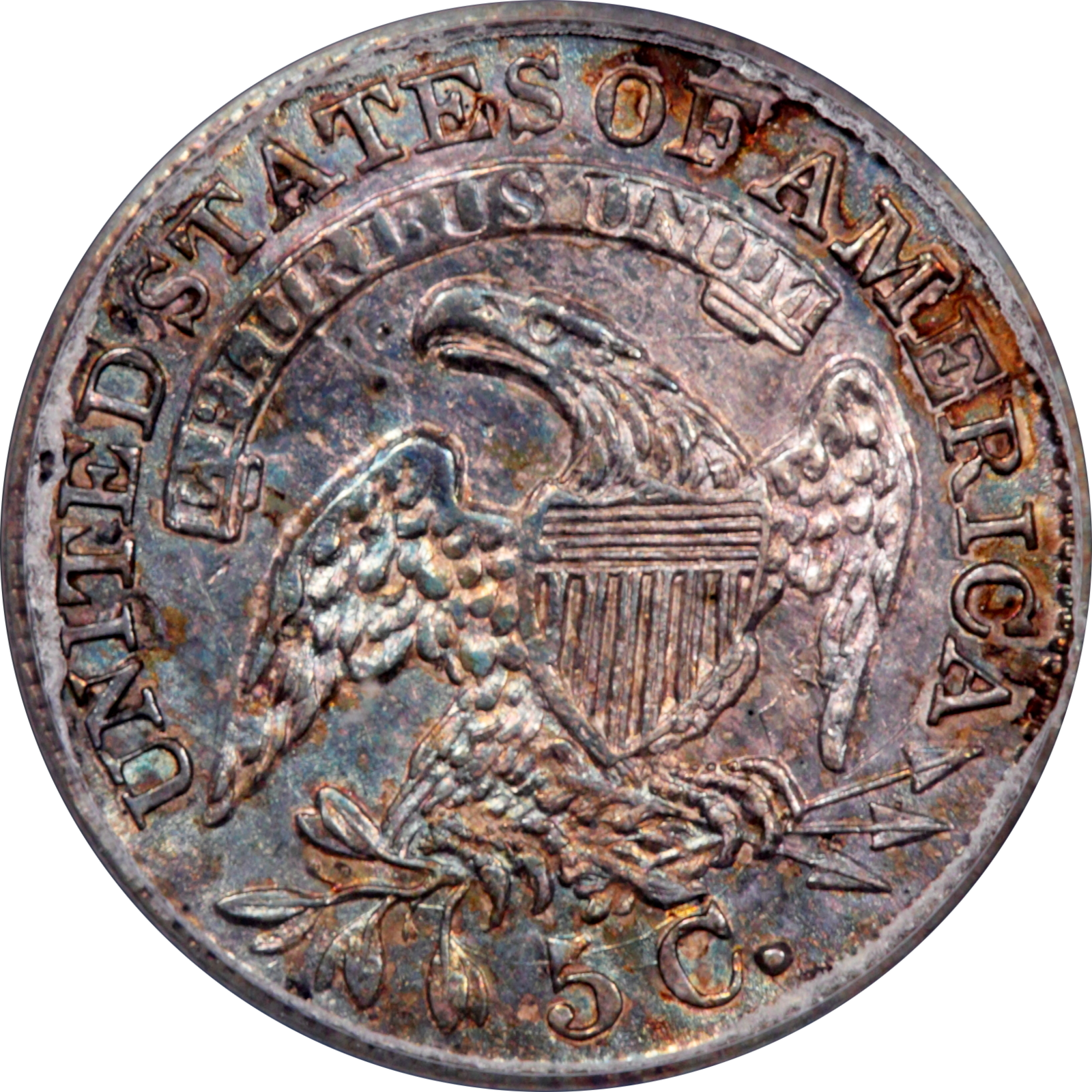1833 LM-3.1 MS63 PCGS-CAC 21788312 Reverse