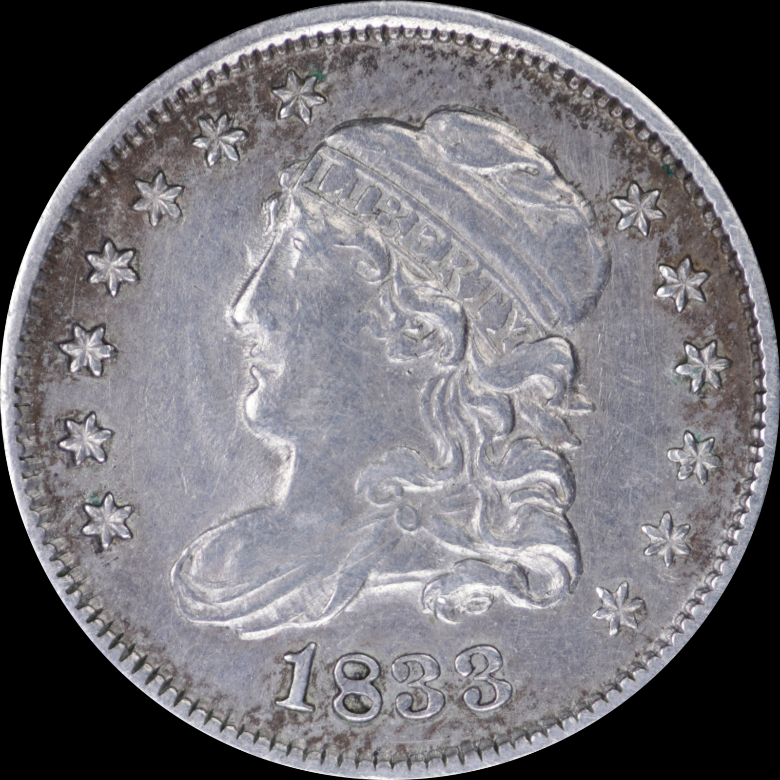 1833 LM-4.3 AU50 Details Cleaned PCGS 52028686 Obverse