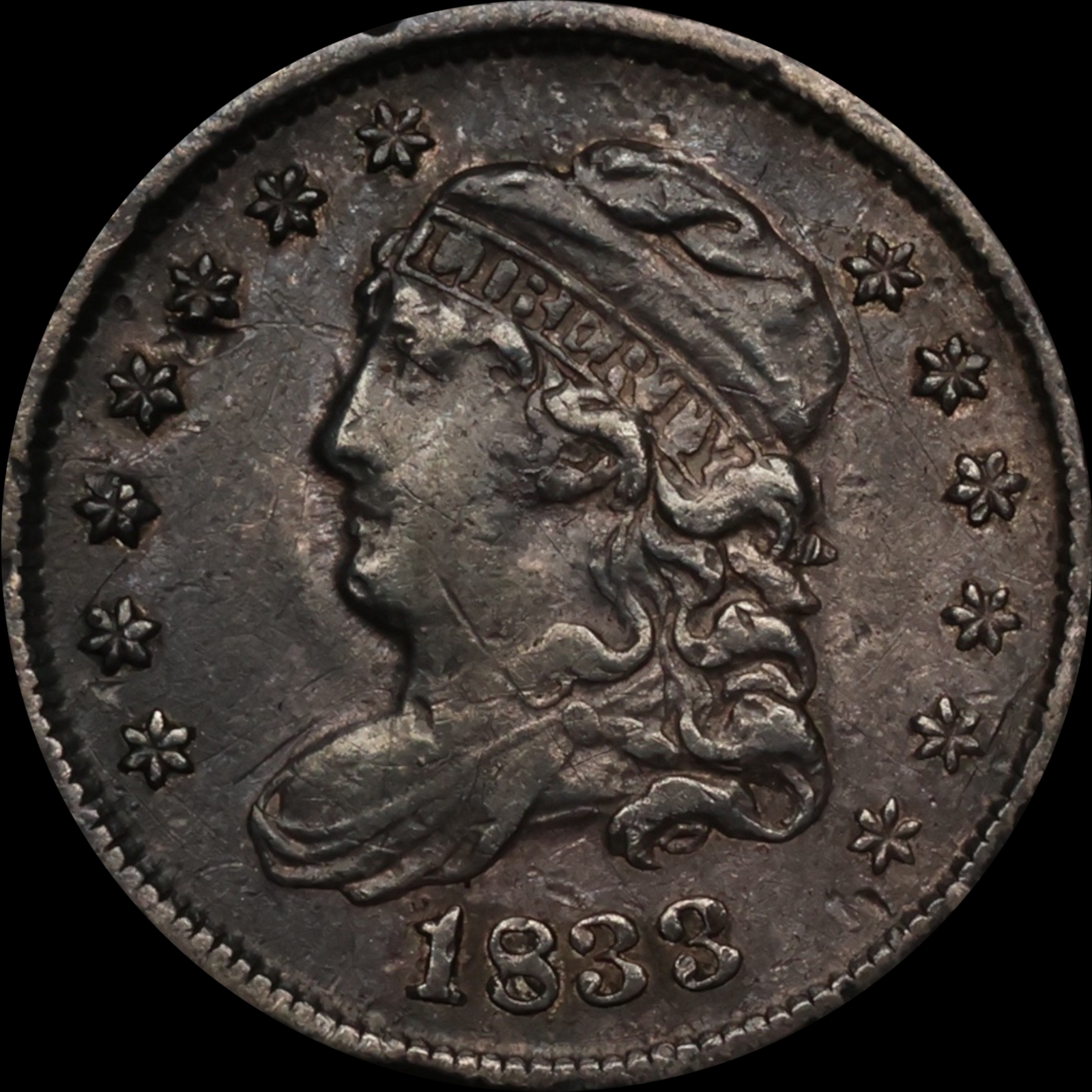 1833 LM-4.3 VF20 Raw from GNC Obverse