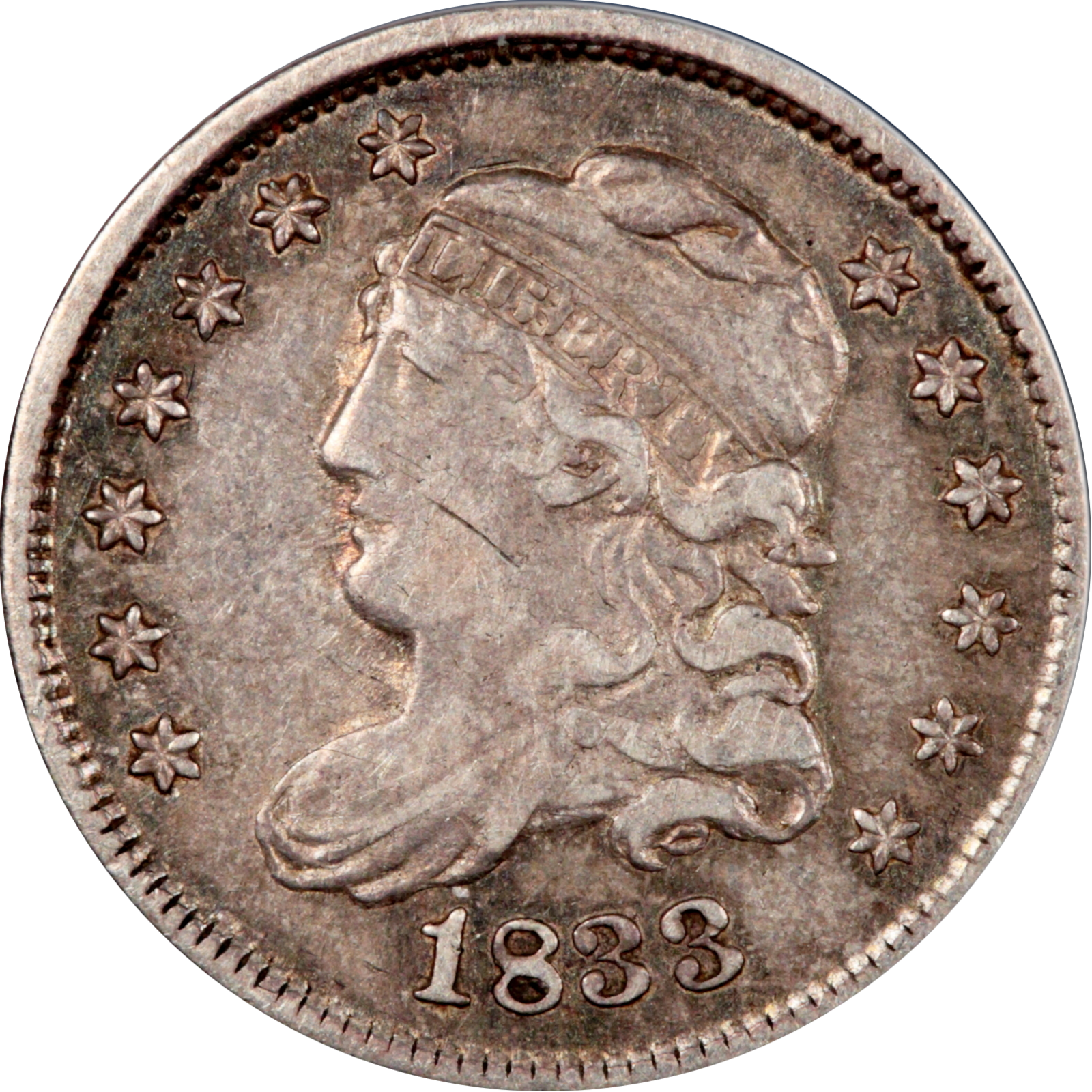 1833 LM-4.3 XF40 PCGS 44575599 Obverse