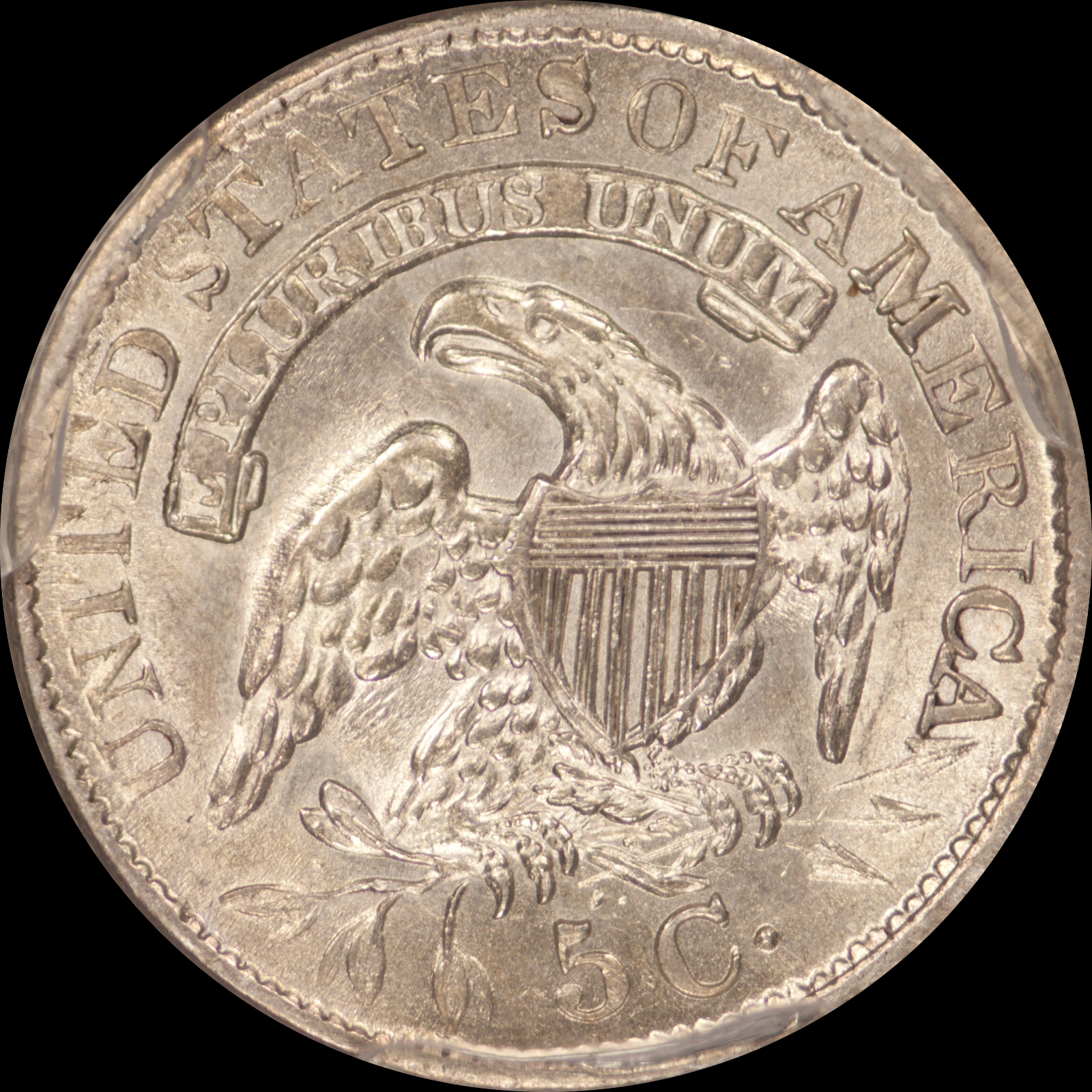 1833 LM-6 MS61 PCGS 32153223 Reverse