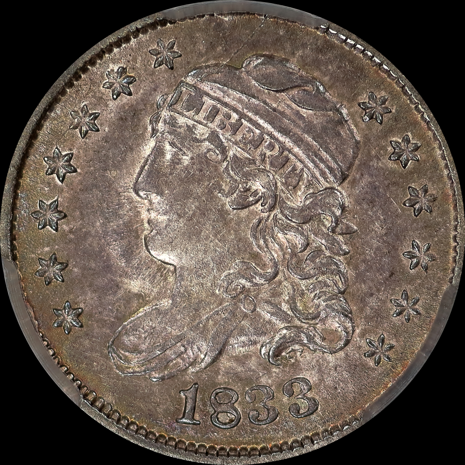 1833 LM-9.2 MS62 CACG 200791254 Obverse