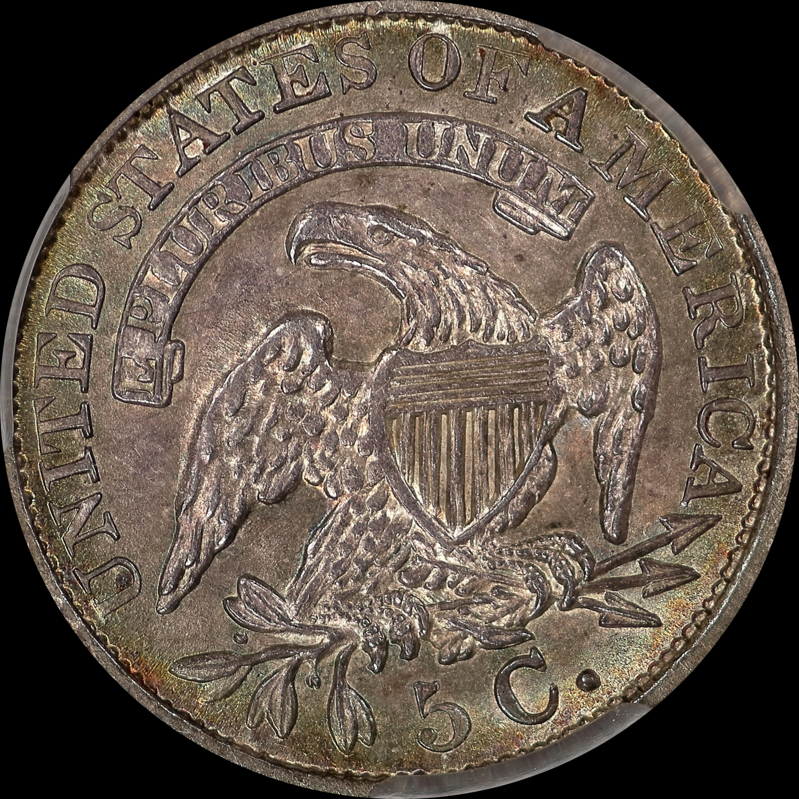 1833 LM-9.2 MS62 CACG 200791254 Reverse