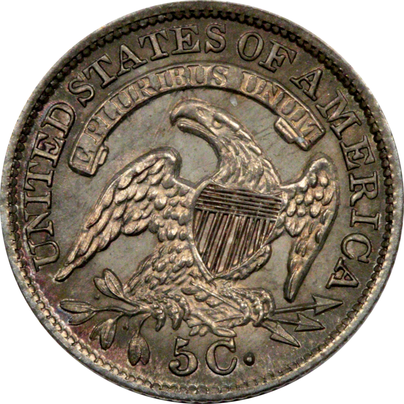 1834 LM-1 MS60 Raw Reverse