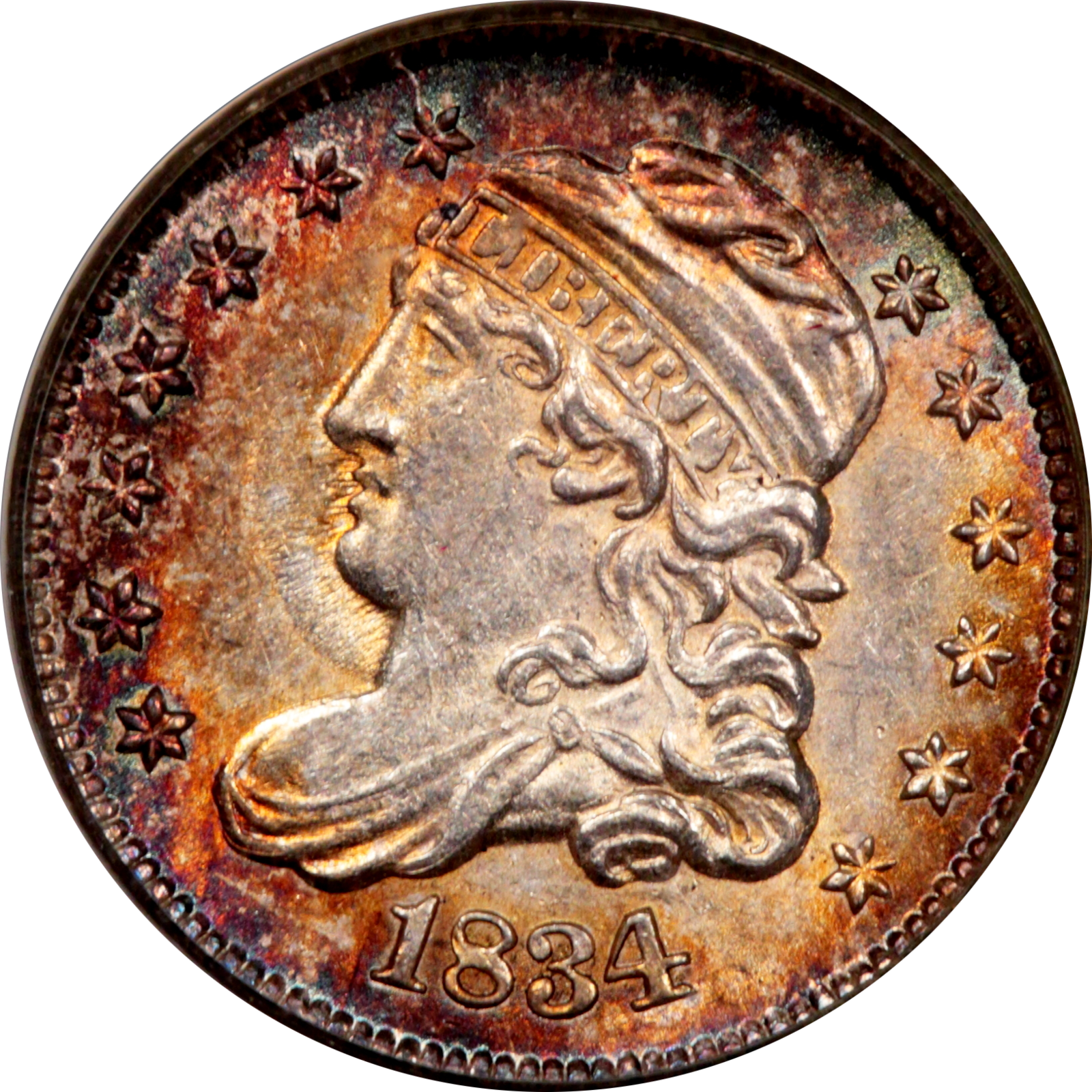 1834 LM-2 MS63 PCGS 21729217 Obverse