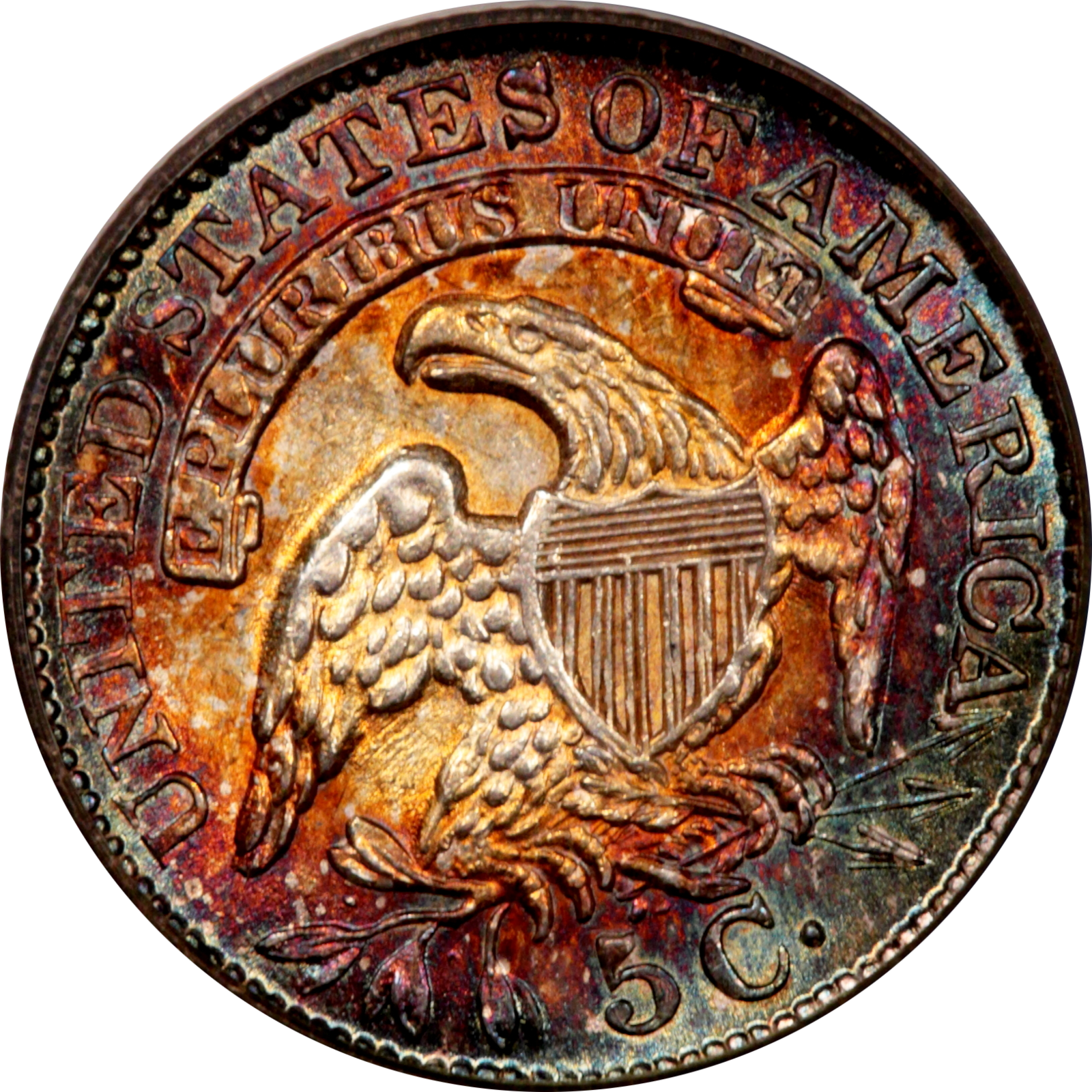 1834 LM-2 MS63 PCGS 21729217 Reverse