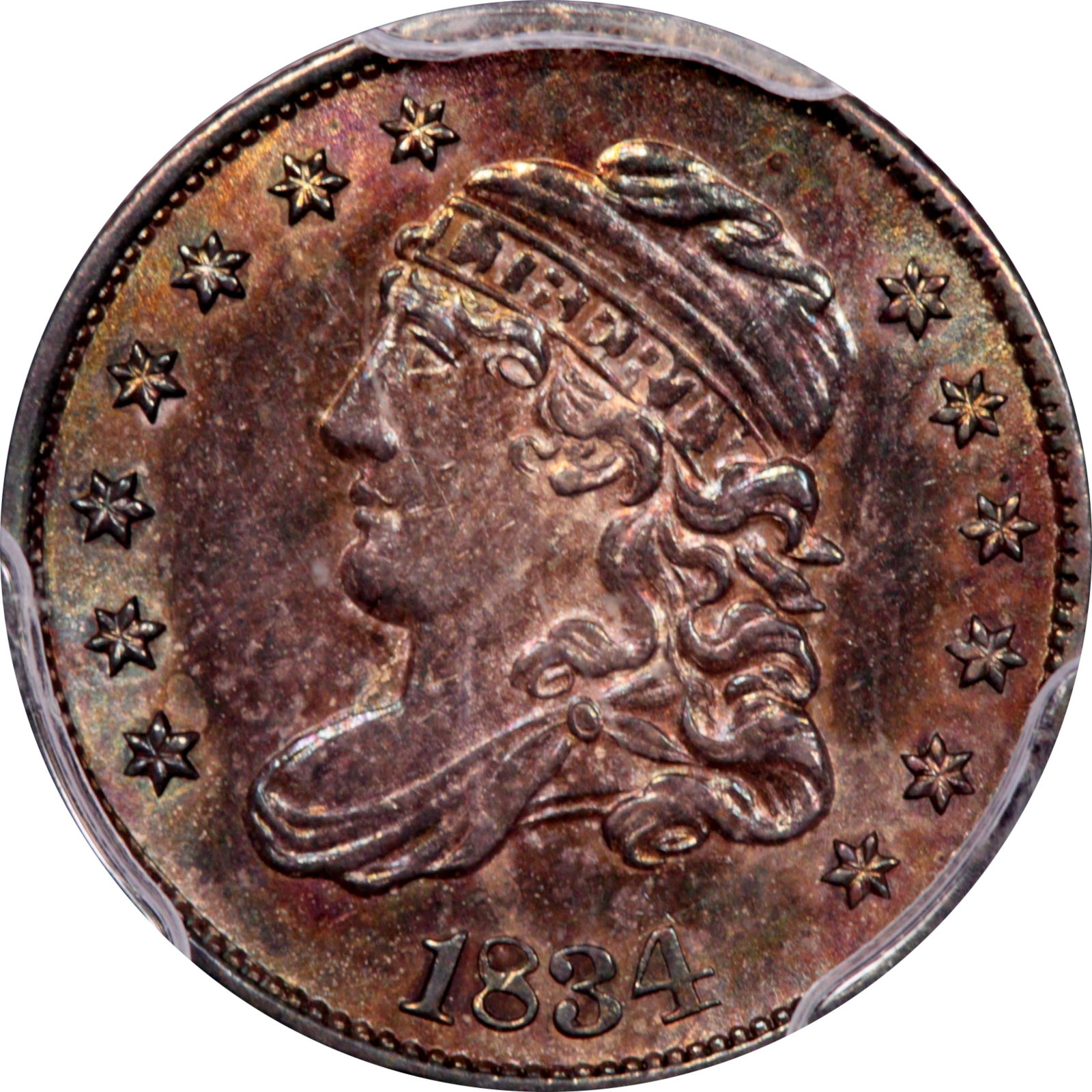 1834 LM-4 MS62 PCGS 27835492 Obverse