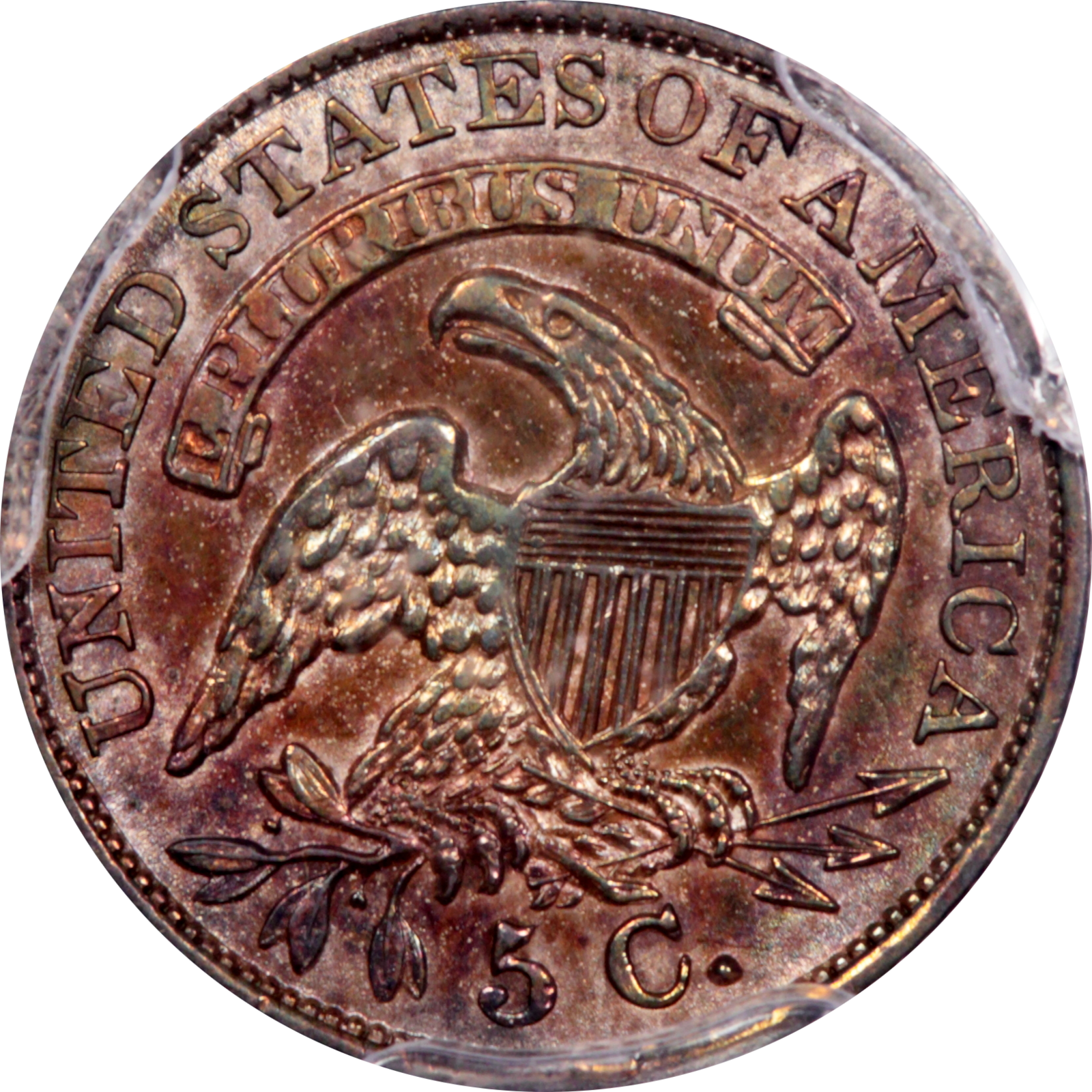 1834 LM-4 MS62 PCGS 27835492 Reverse