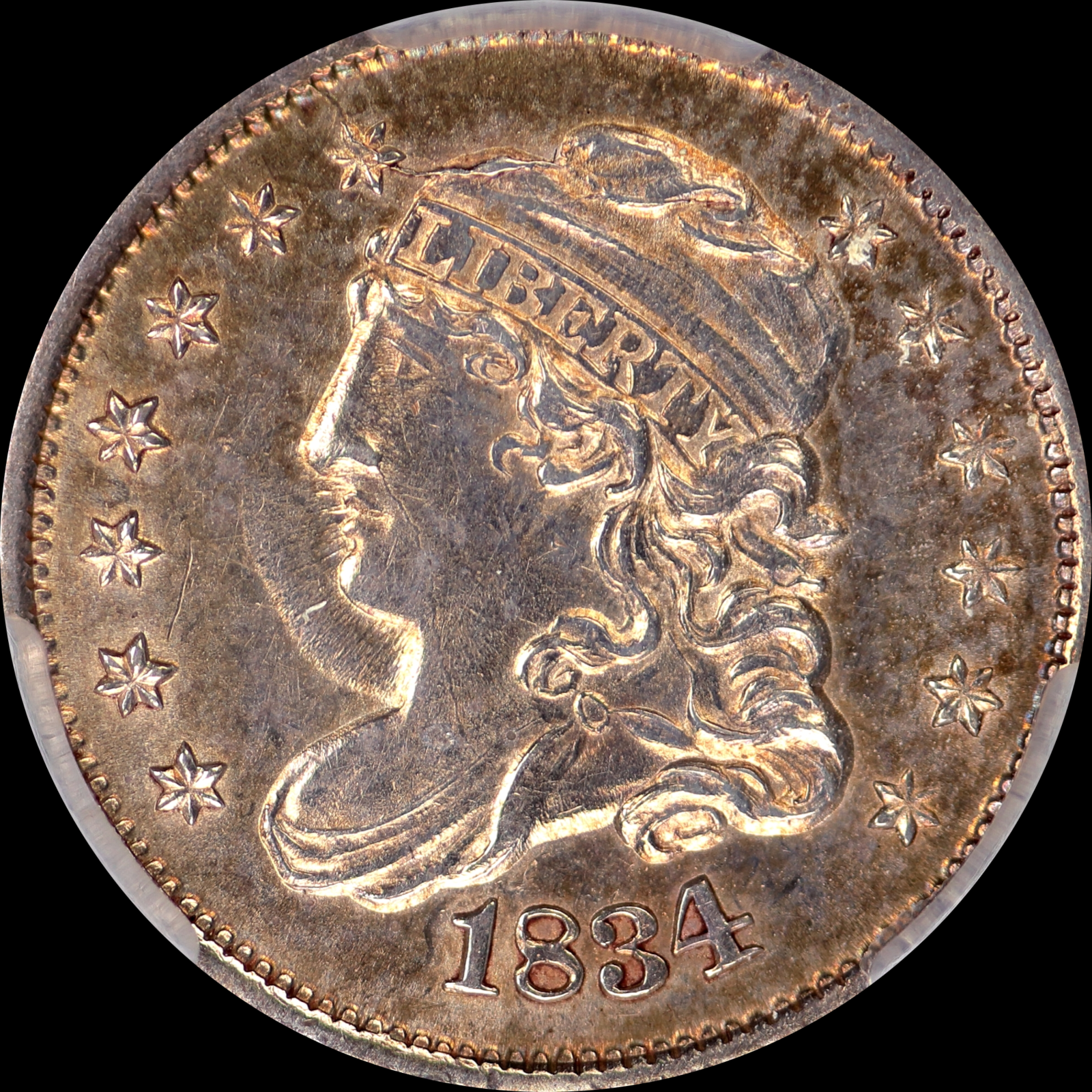 1834 LM-5 AU58 CACG 493967627 Obverse