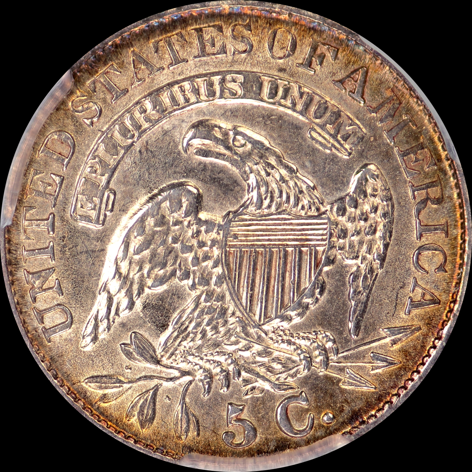 1834 LM-5 AU58 CACG 493967627 Reverse