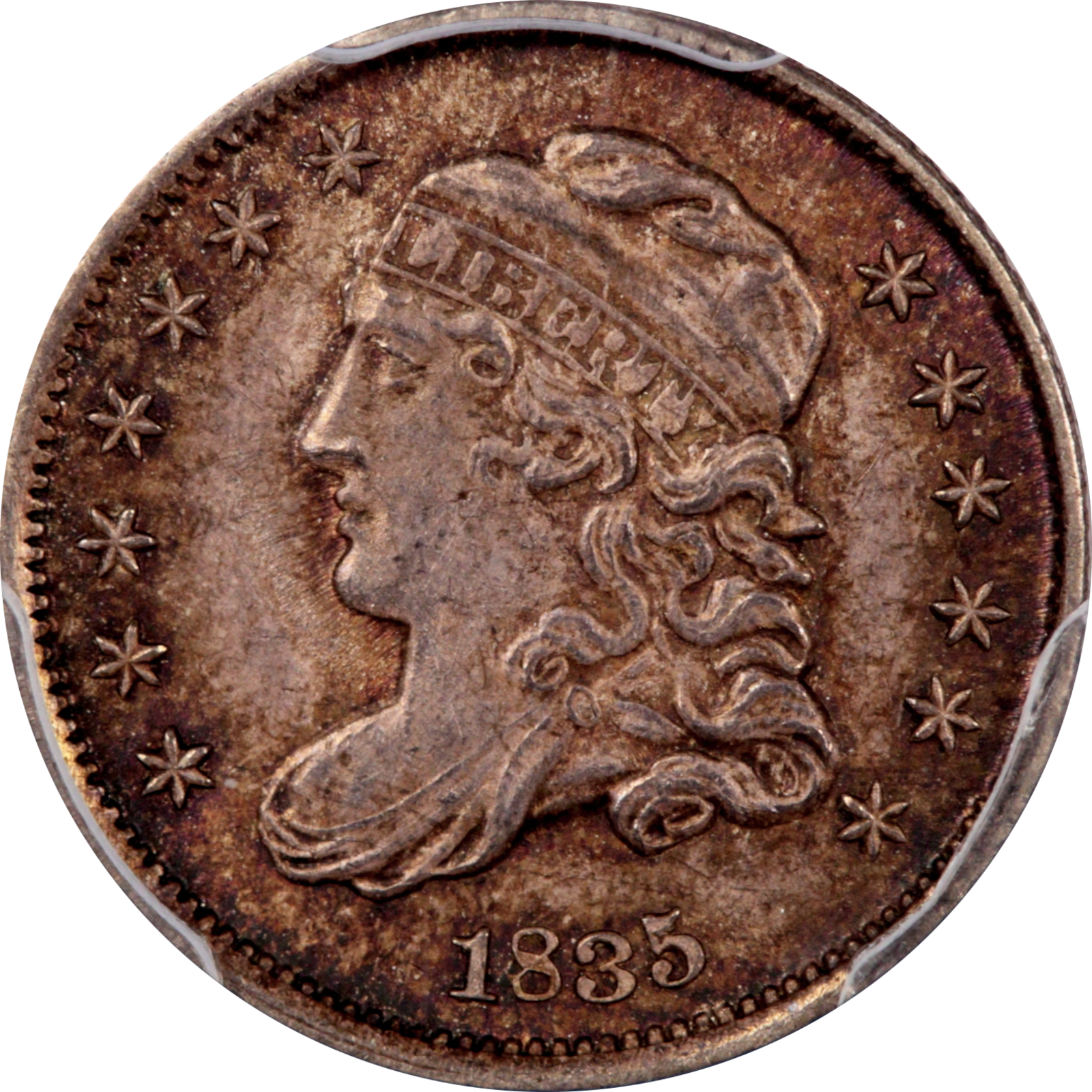 1835 LM-10 MS63 PCGS-CAC 33459261 Obverse