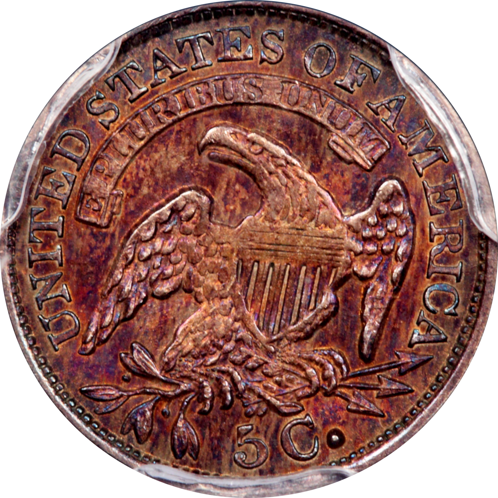 1835 LM-3 AU55 PCGS 37562690 Reverse
