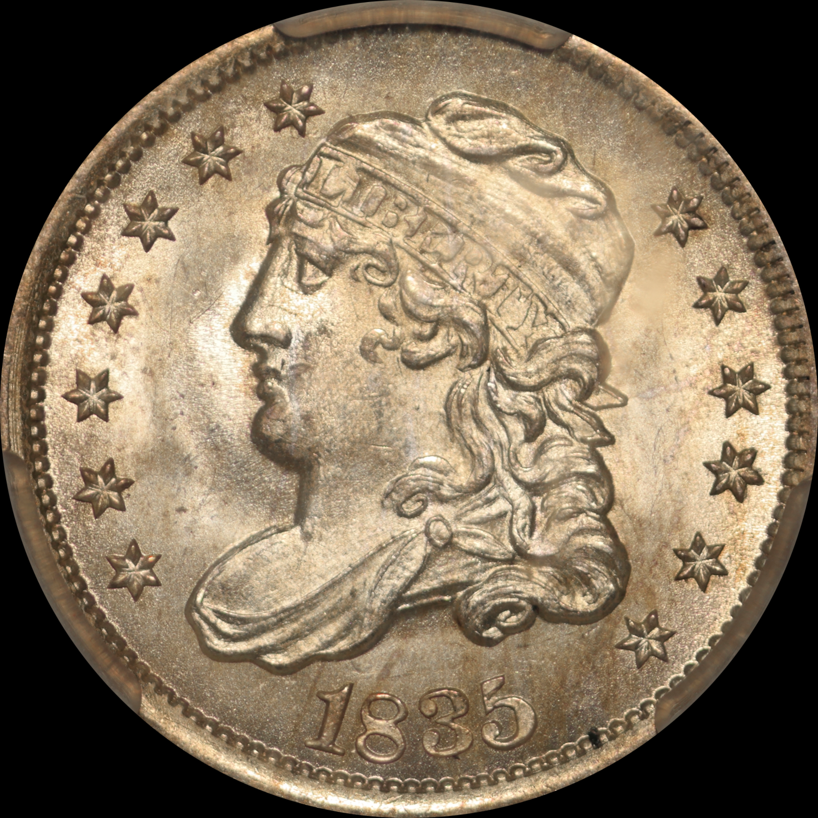 1835 LM-4 MS65+ CACG 198342303 Obverse