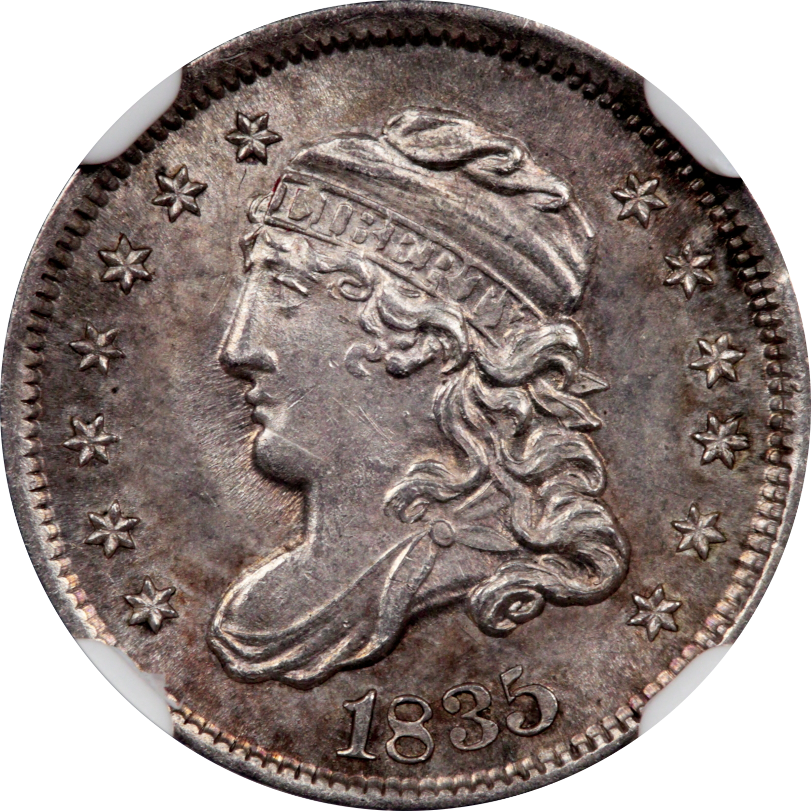 1835 LM-5.2 MS63 PCGS 46566656 Obverse