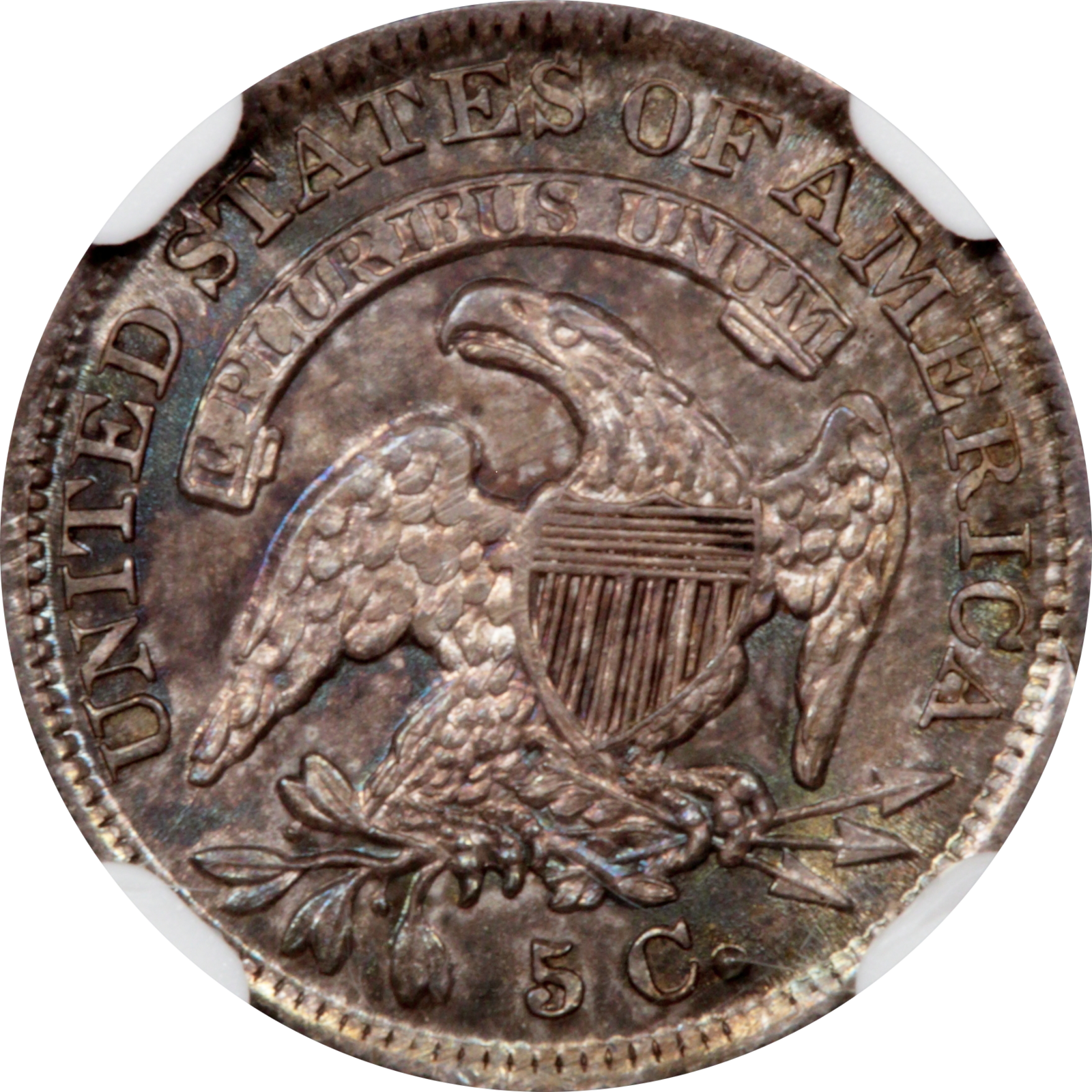 1835 LM-5.2 MS63 PCGS 46566656 Reverse