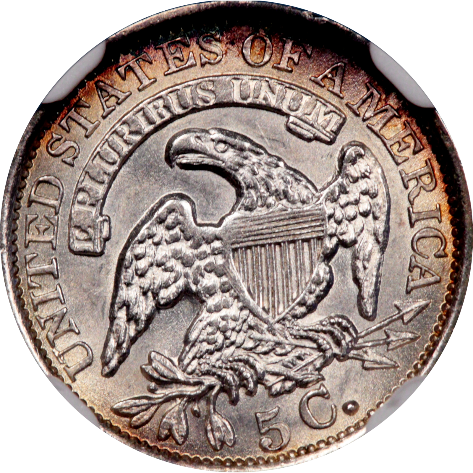 1835 LM-7 MS62 PCGS 43565404 Reverse