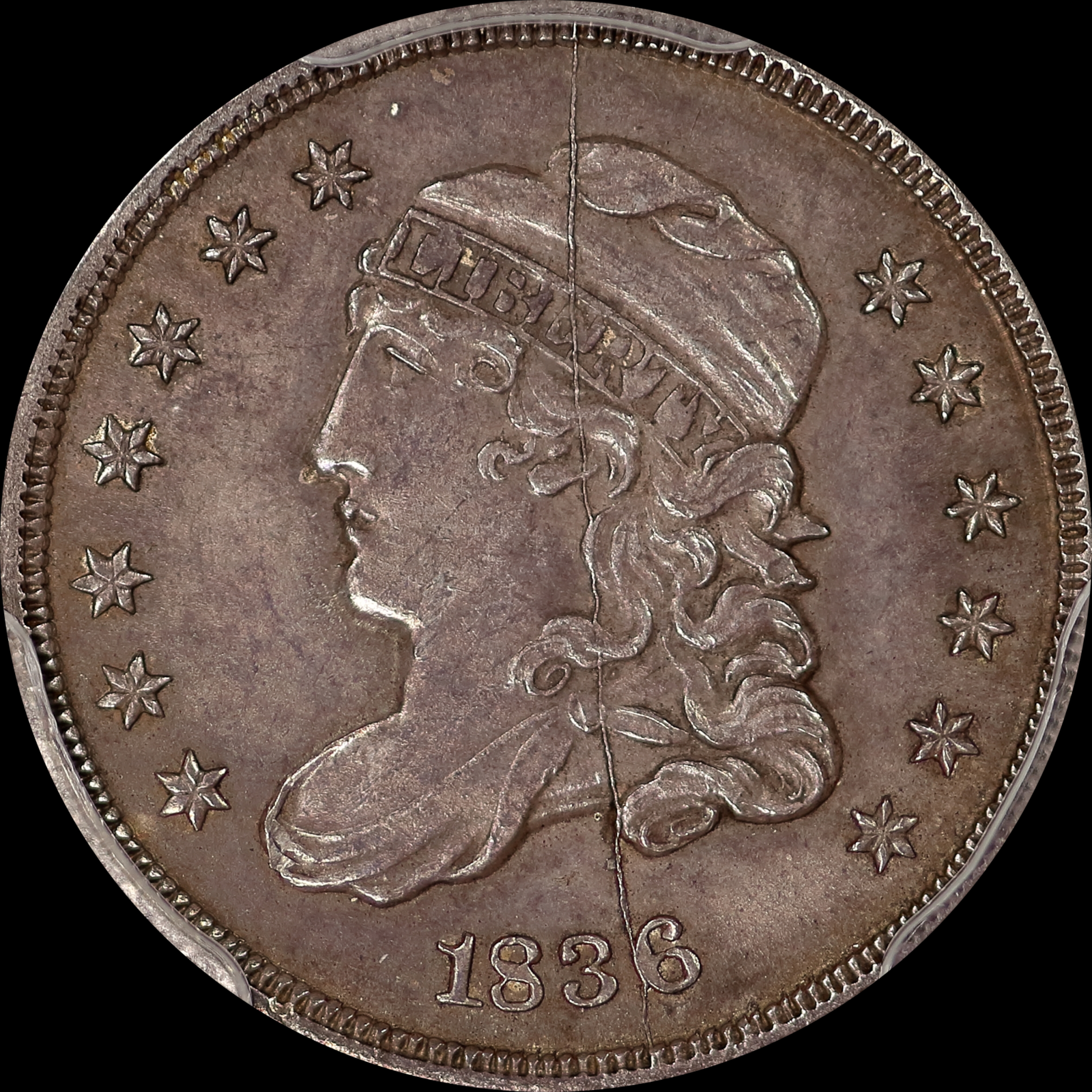 1836 LM-2 AU58 PCGS 51135582 Obverse