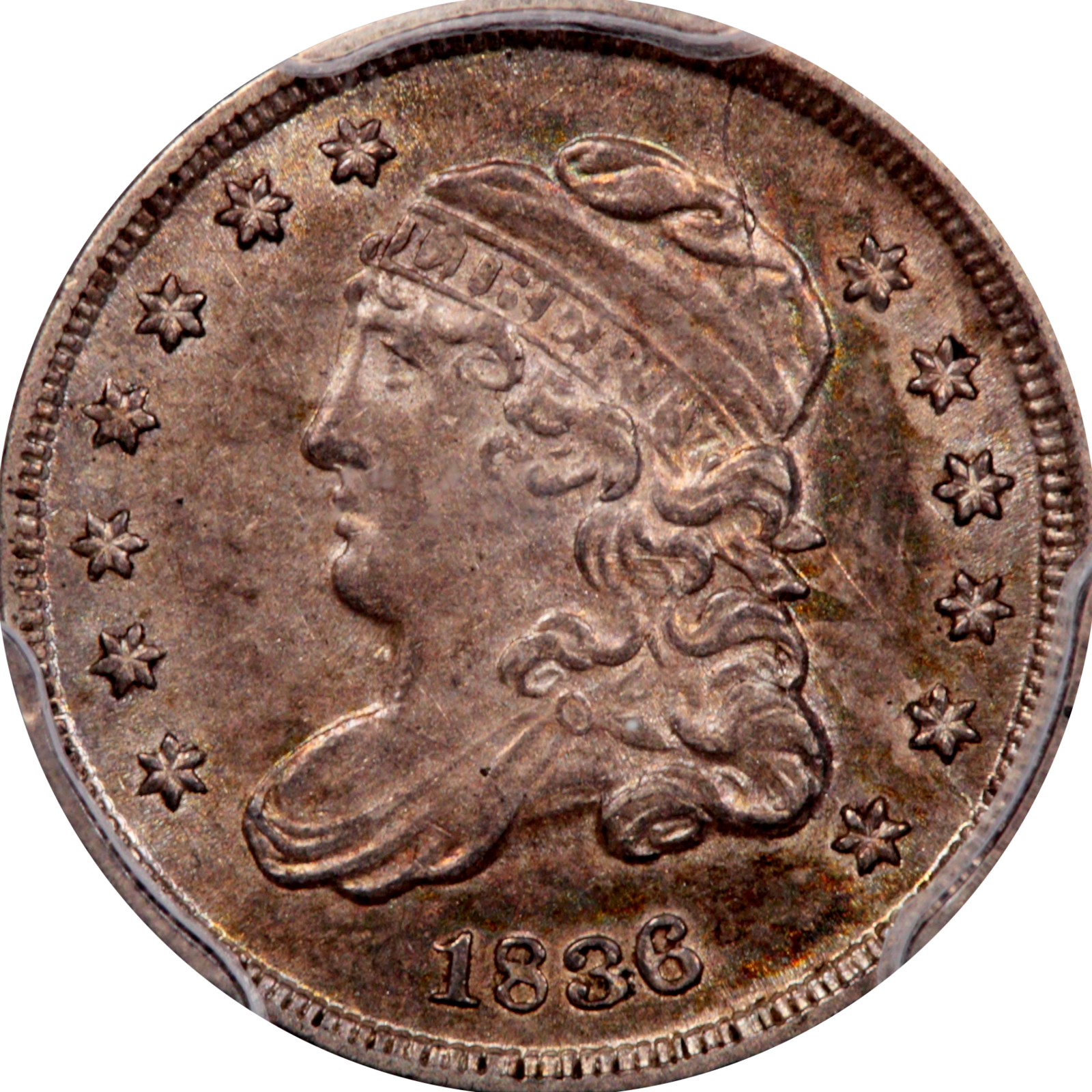 1836 LM-3 AU58 PCGS 41212267 Obverse