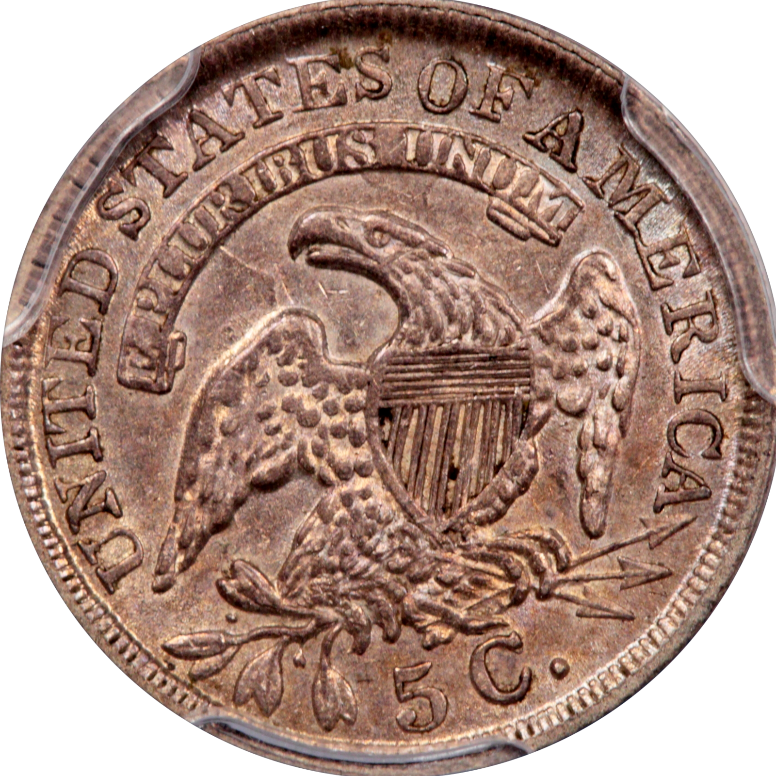 1836 LM-3 AU58 PCGS 41212267 Reverse
