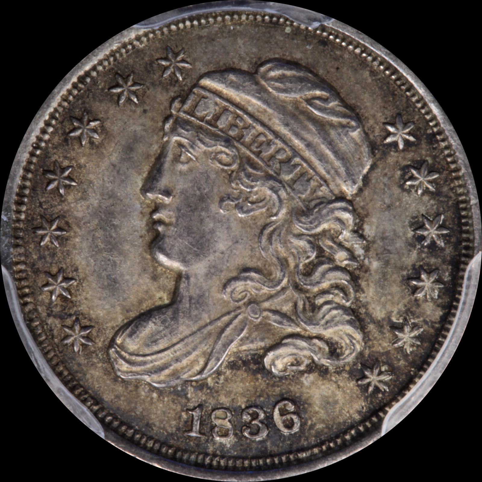 1836 LM-4 MS63 PCGS-CAC 47678432 Obverse