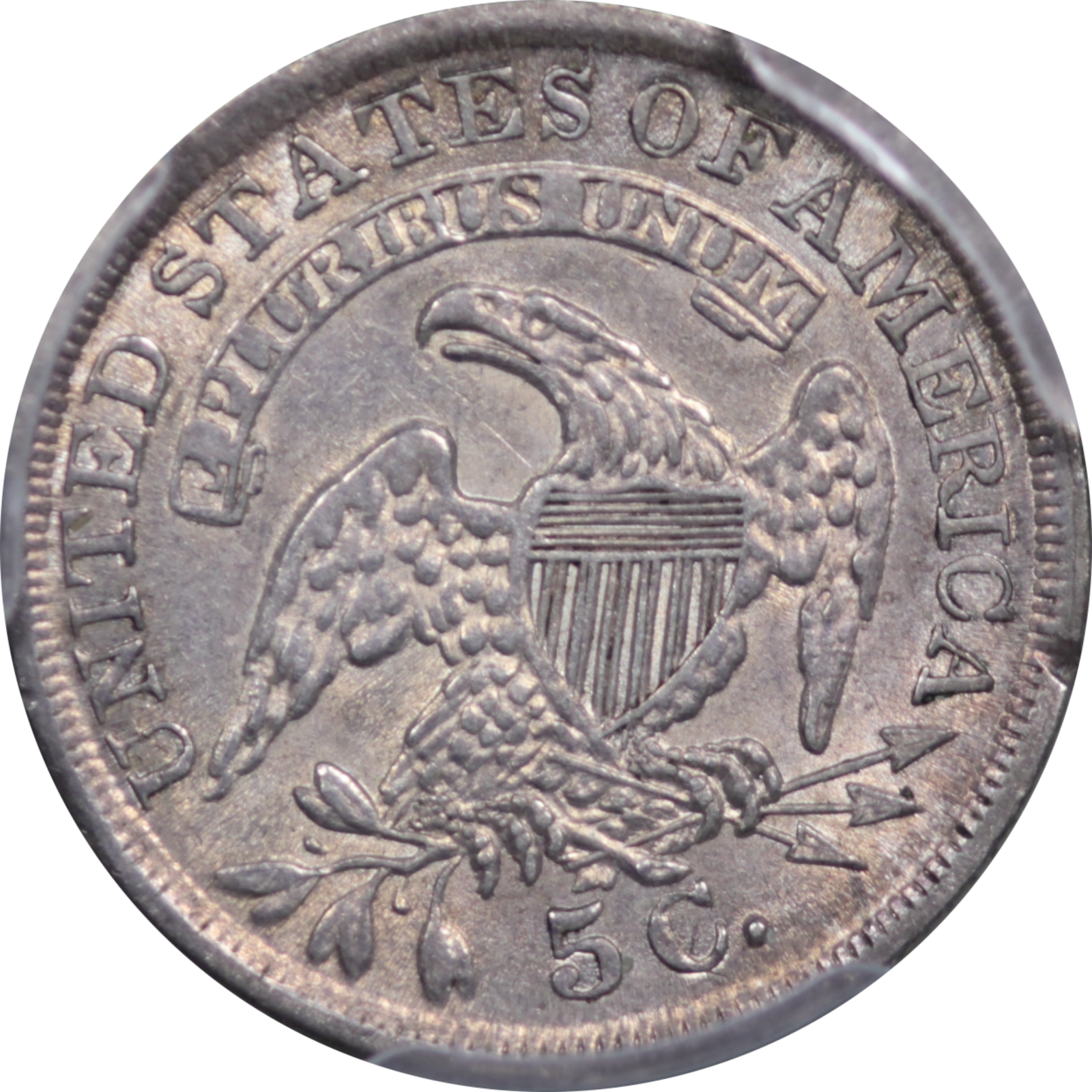 1836 LM-6 AU58 PCGS 49022495 Reverse