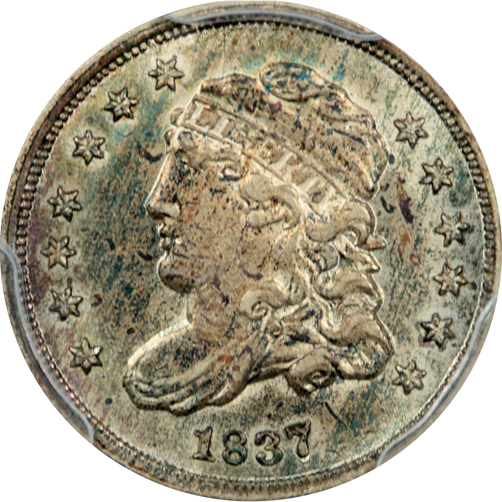 1837 LM-1 AU58+ PCGS 37113212 Obverse