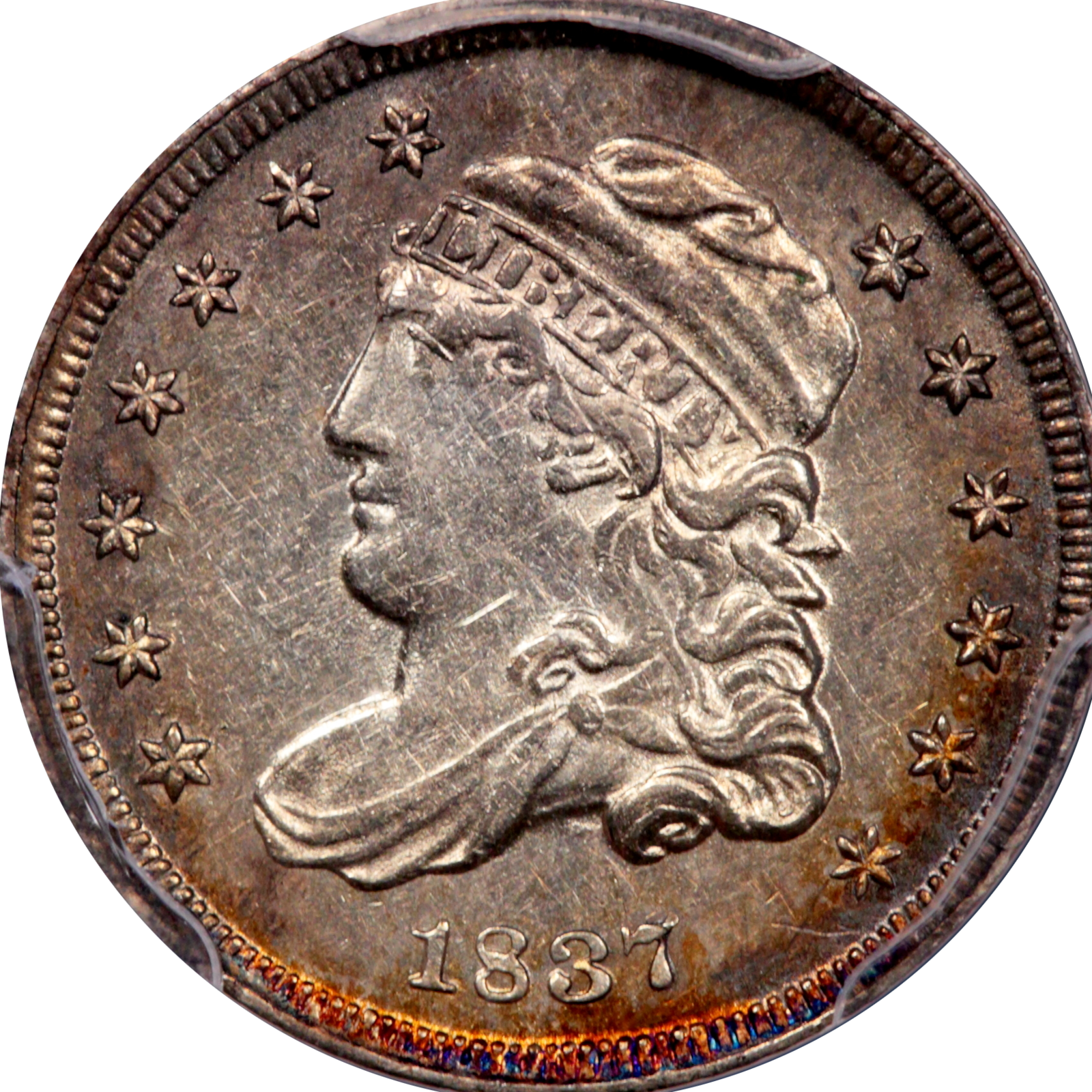 1837 LM-2 AU53 PCGS 37264659 Obverse