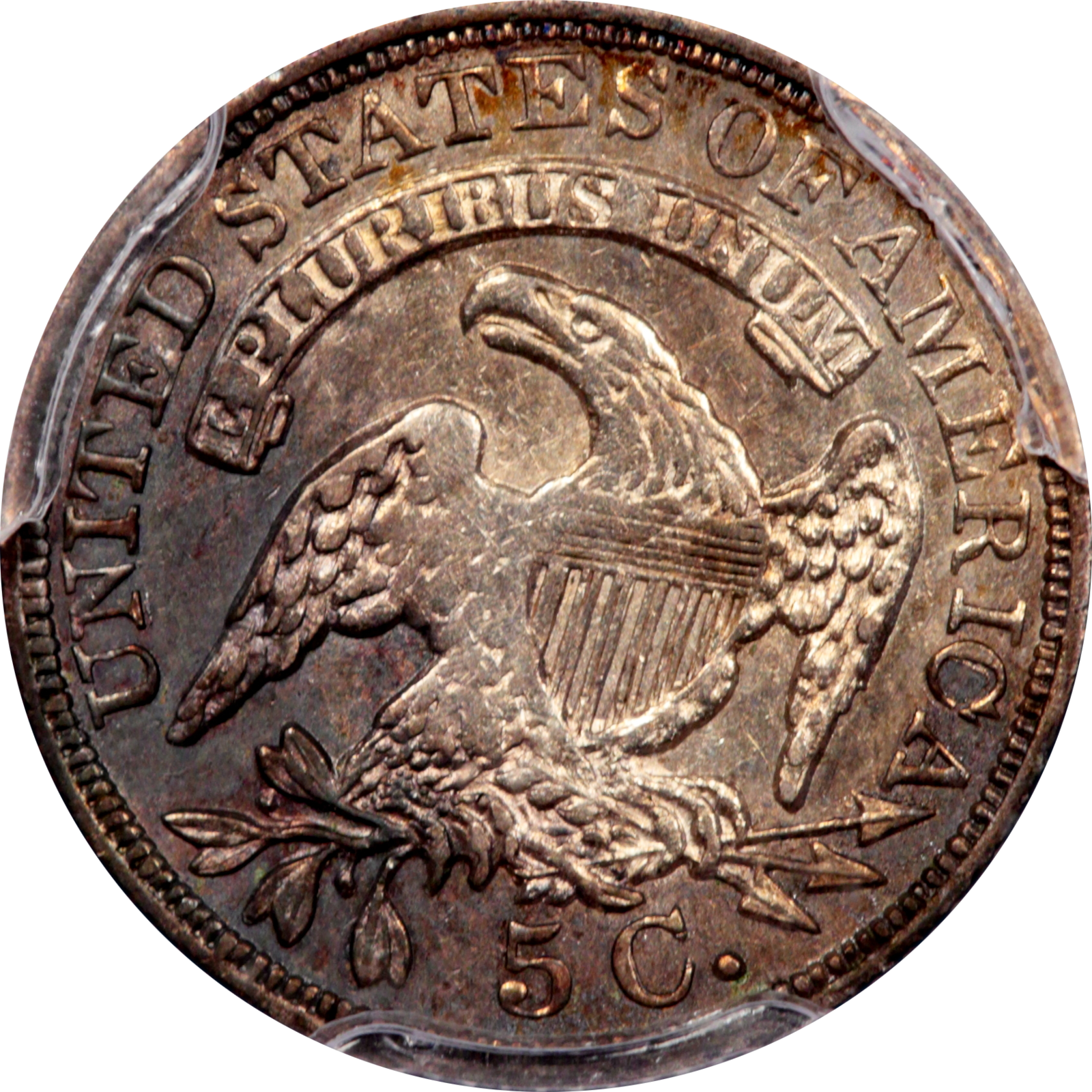 1837 LM-2 AU53 PCGS 37264659 Reverse