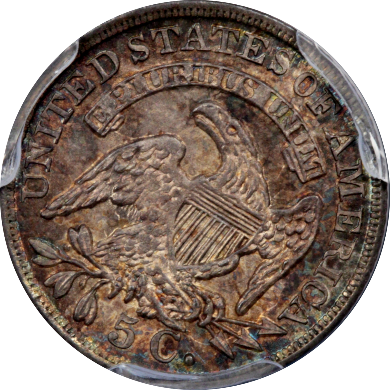 1837 LM-5 MS65 PCGS-CAC 46246075 Reverse