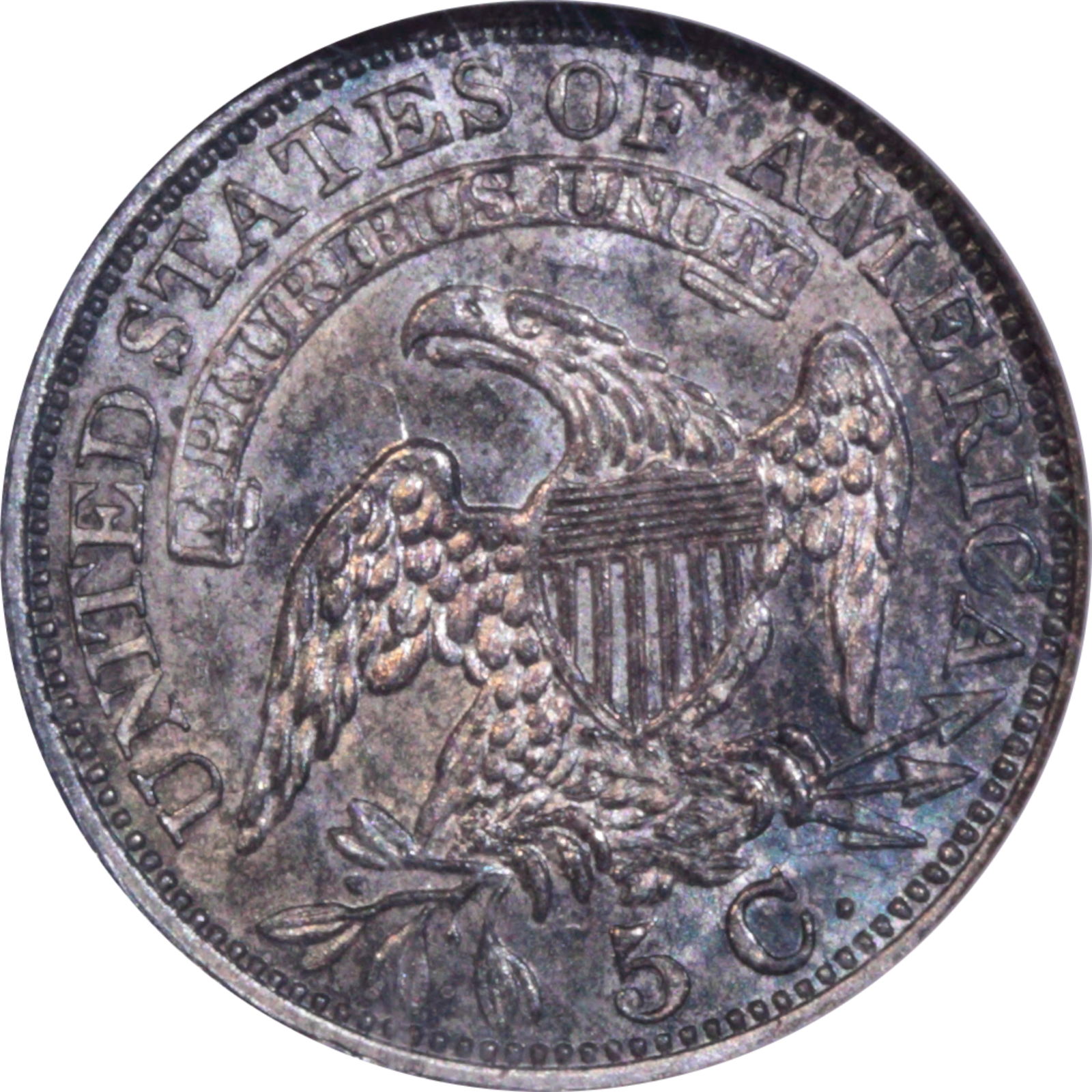 1829 LM-10 MS64 NGC Reverse