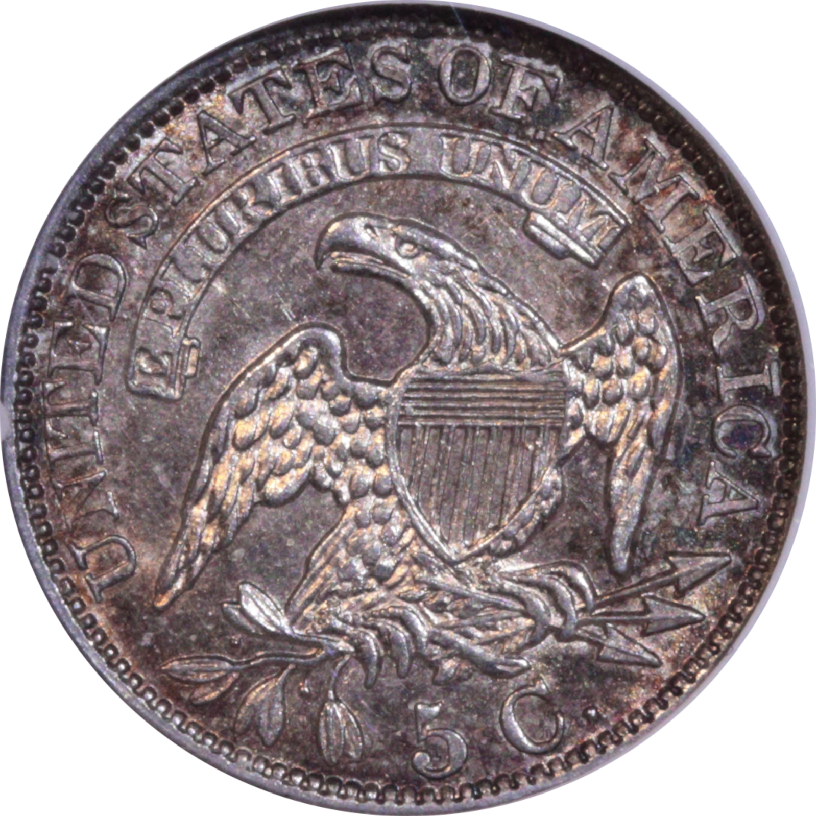 1829 LM-13.1 MS62 NGC Reverse