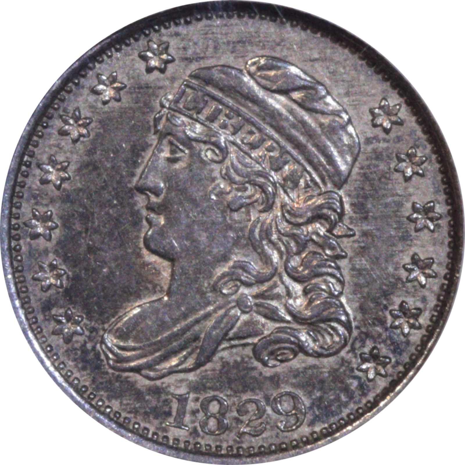 1829 LM-14 MS61 NGC Plate Coin Obverse