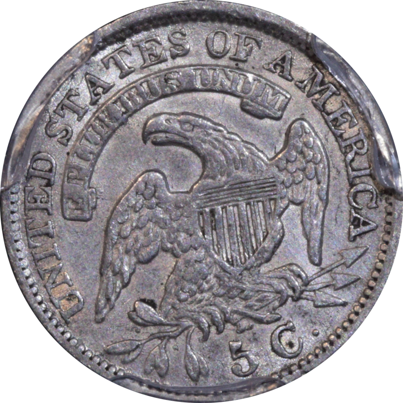 1829 LM-18 XF Details PCGS Late Cud Reverse