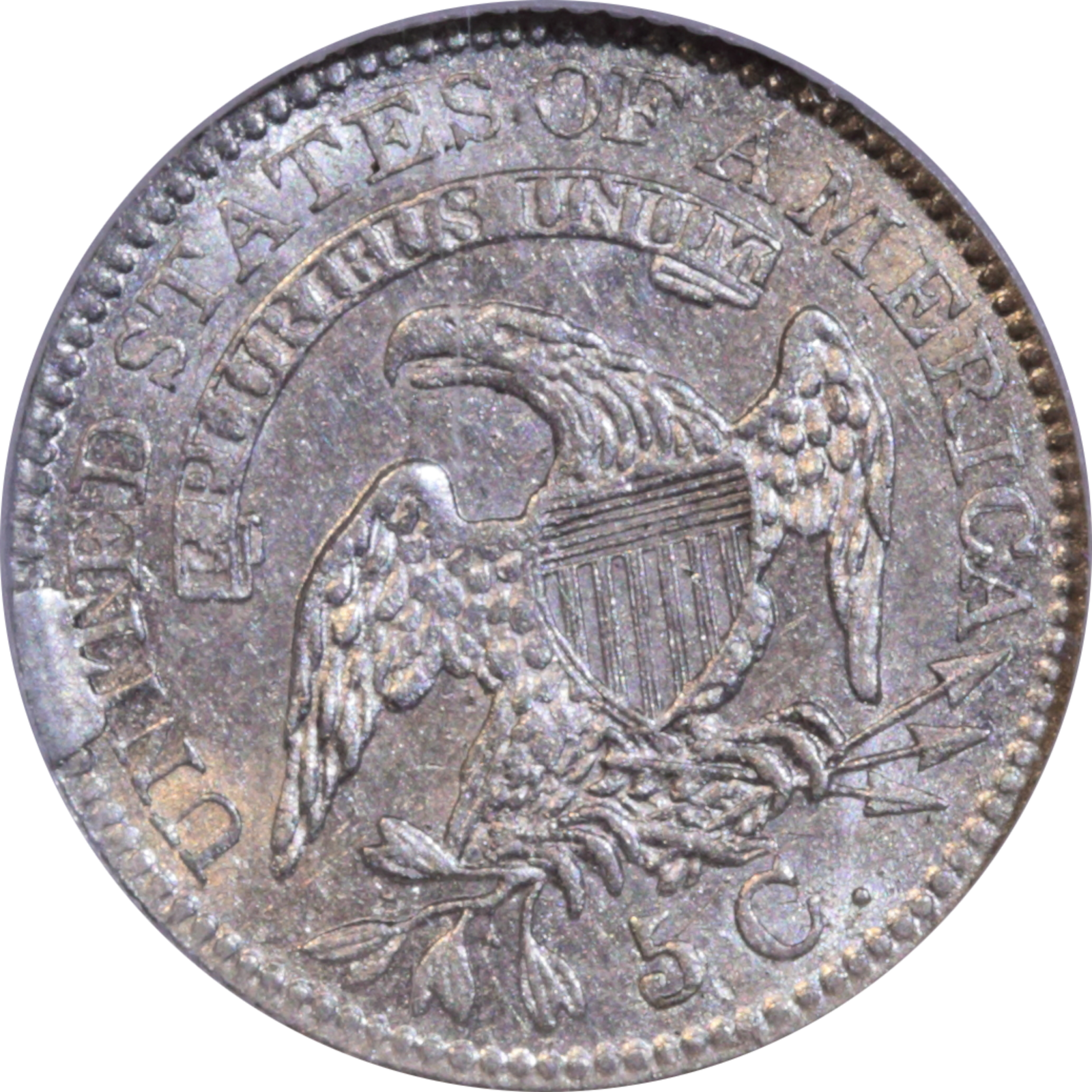 1829 LM-3 AU58 NGC Cud Reverse