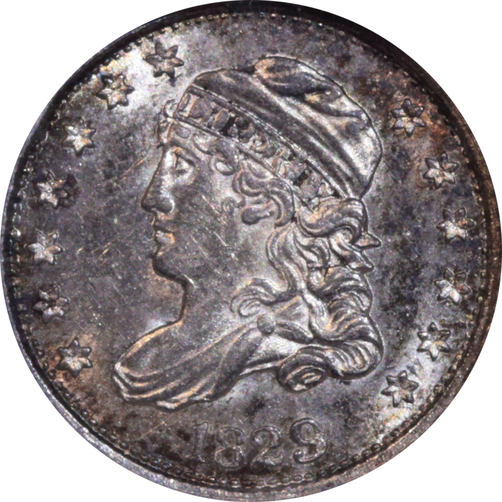 1829 LM-3 MS62 NGC Obverse